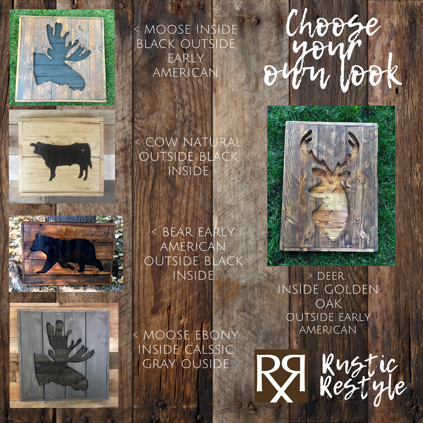 Customized pallet deer sign, faux taxidermy, rustic hunting decor - Rustic Restyle