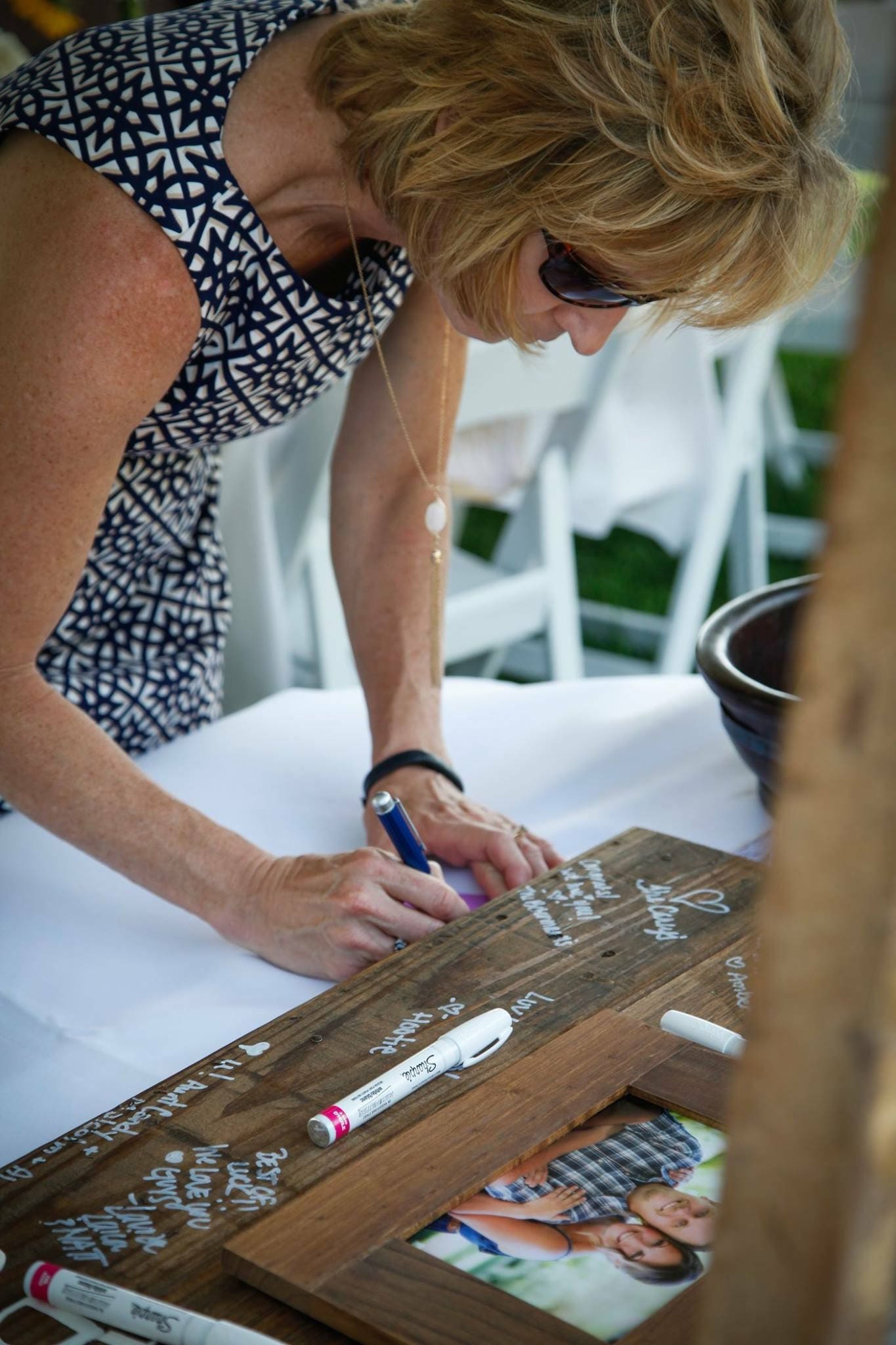 Wedding guest book pens, Paint markers, White pen, for wood guest book alternative, bridal shower, reception book, celebration memento,