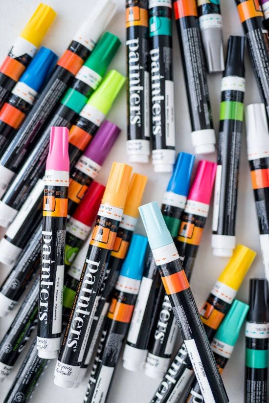 Wedding guest book pens, Paint markers, White pen, for wood guest book alternative, bridal shower, reception book, celebration memento,