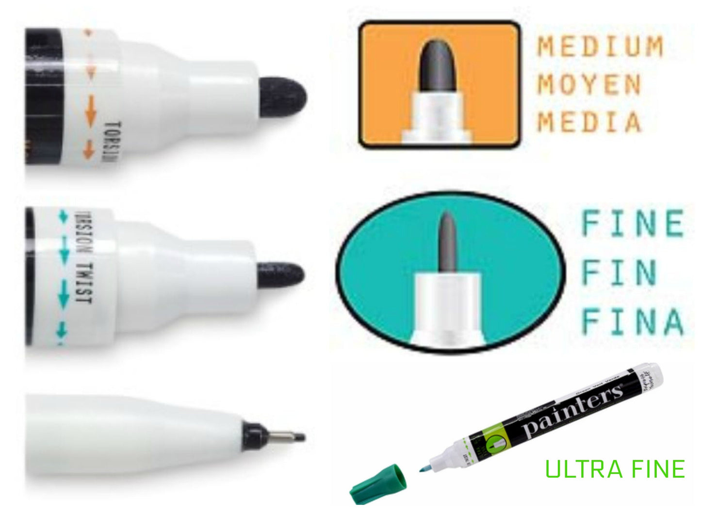 Wedding guest book pens, Paint markers, White pen, for wood guest book alternative, bridal shower, reception book, celebration memento,