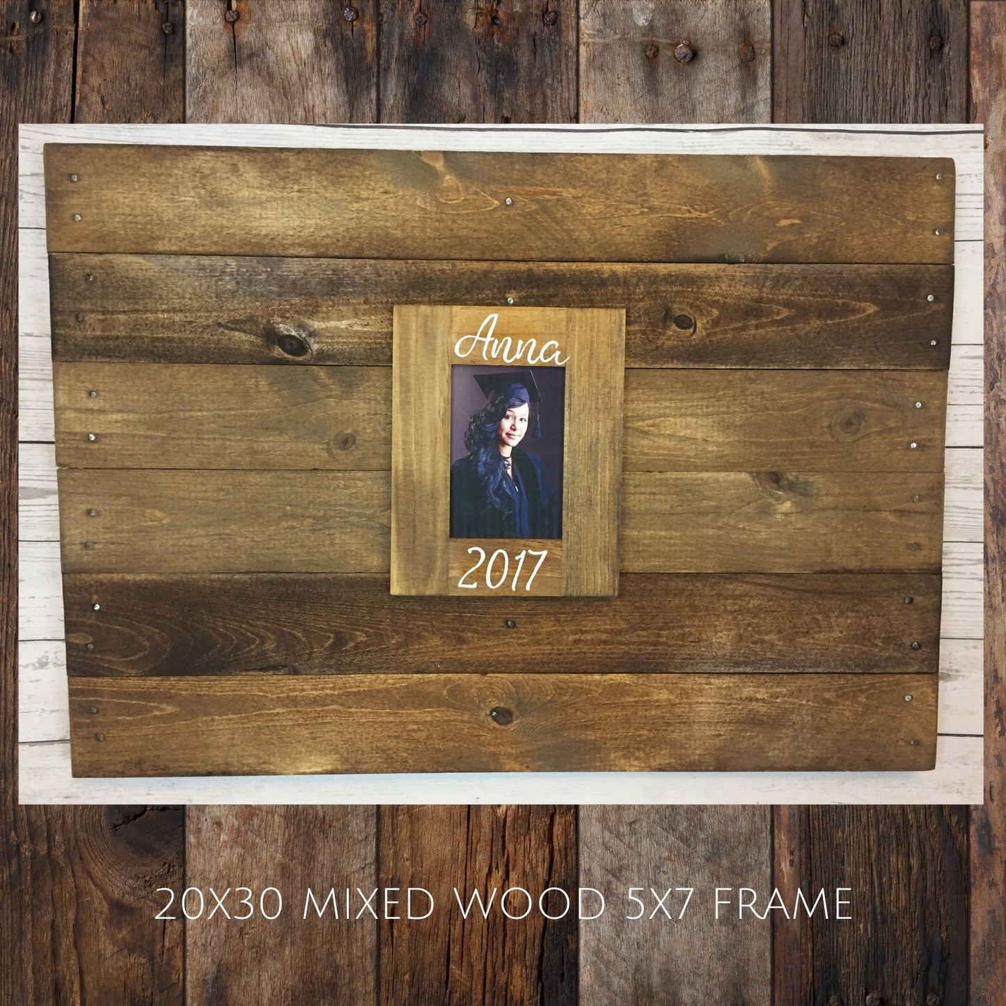 Wooden Graduation Guestbook sign decor, 24"X36"Framed Photo guest book, class of 2022 keepsake gift