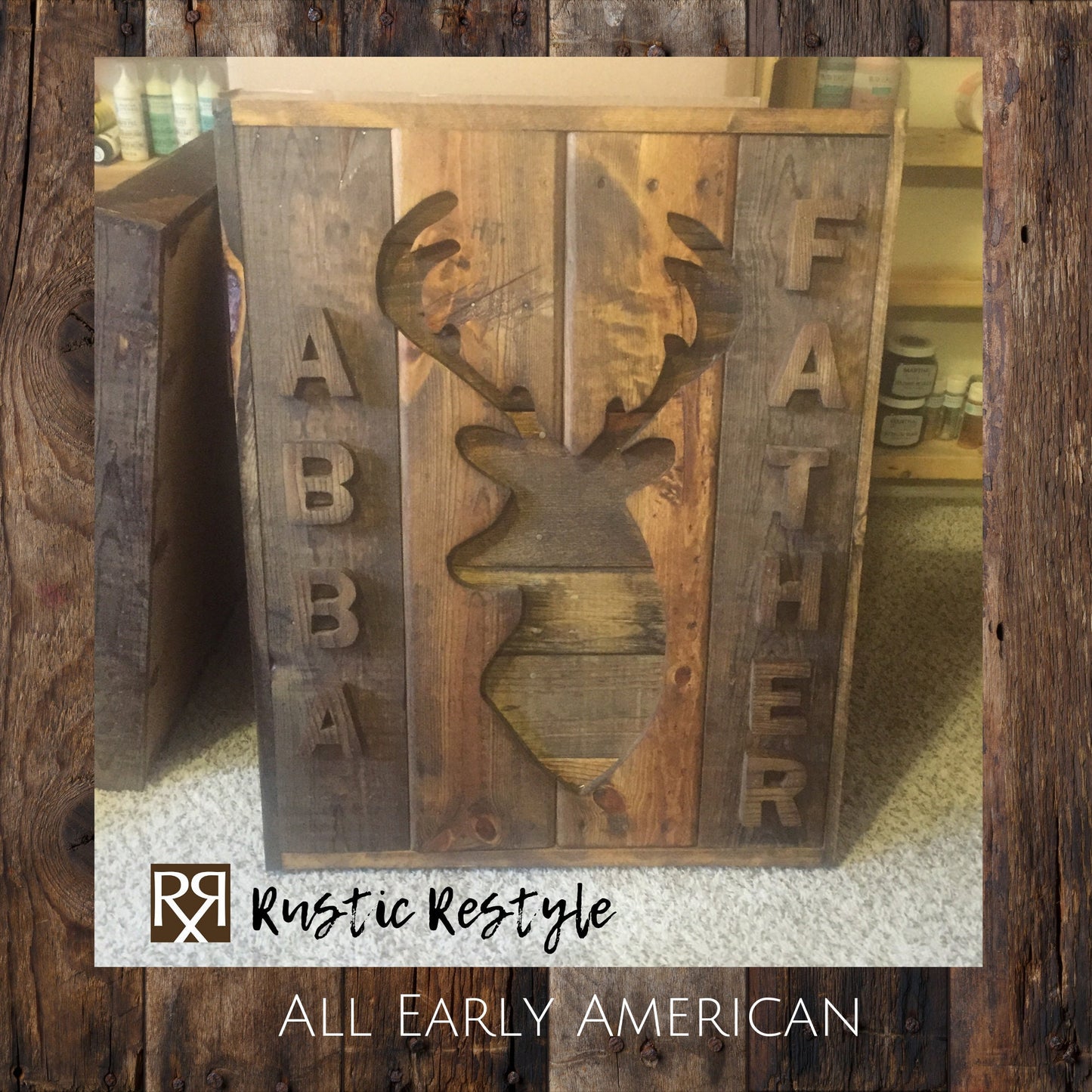 Deer Silhouette Decor, Deer Head Decor, Deer Head, Deer Silhouette, Deer Antlers, Deer Art Decor, deer head faux, wood lake house sign,