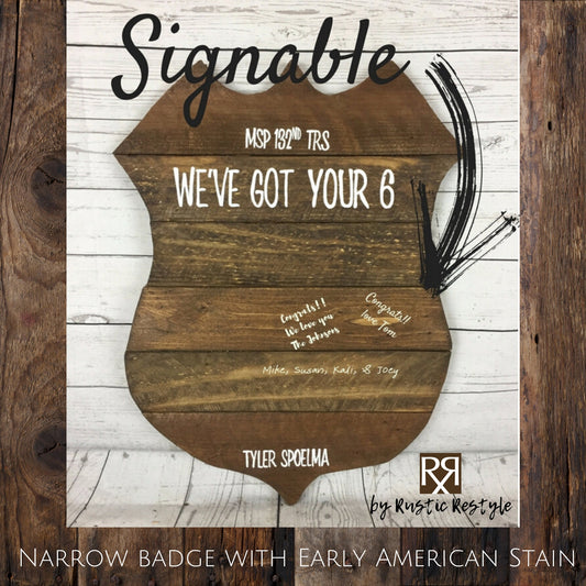 Custom Police officer gift  graduation or promotion guest book, Police academy, sign in book keeepsake, retirement gift, deputy