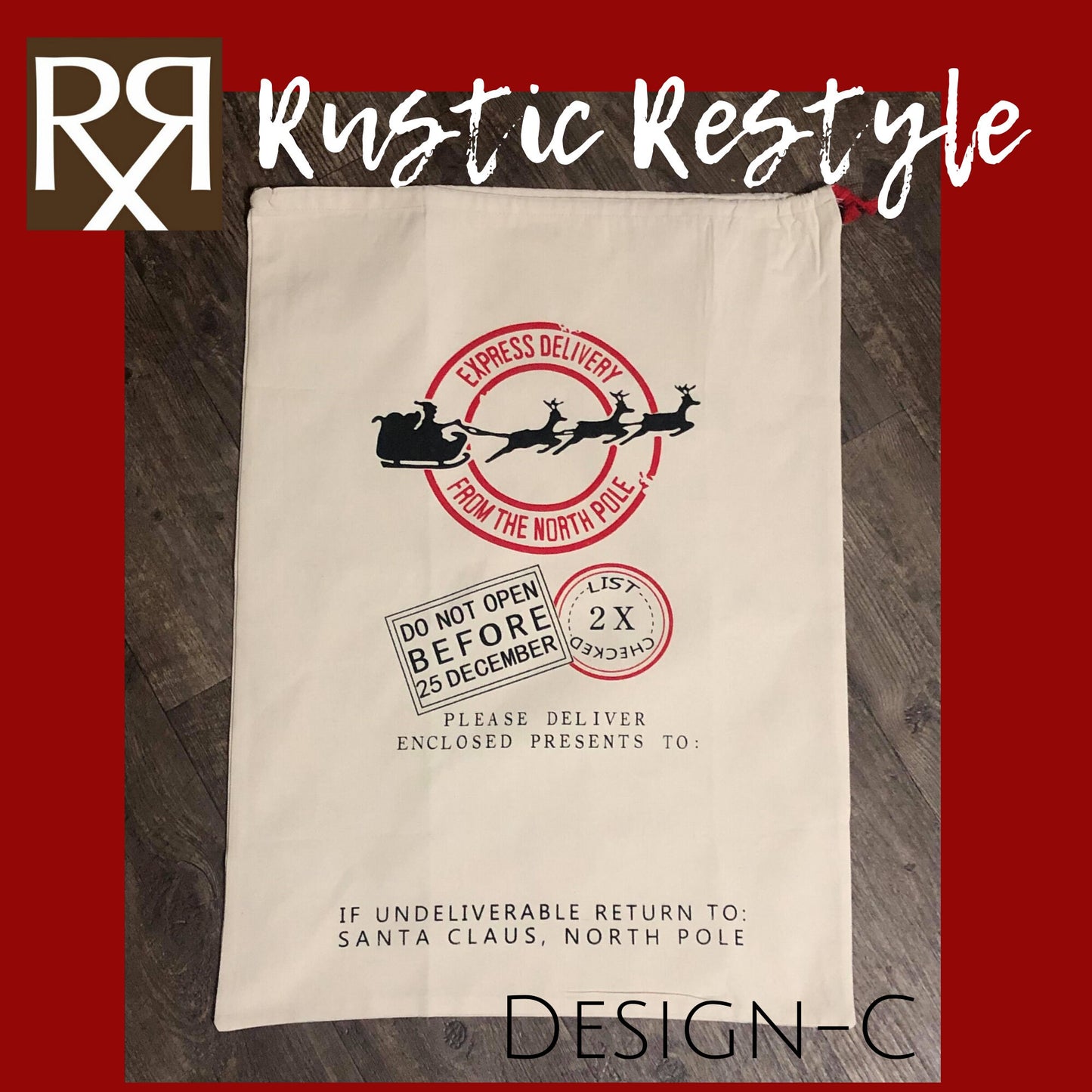Personalized Santa sack, Santa Bag, Santa Delivery Bag, Christmas Gift, Santa Sacks, Christmas Sacks, Santa Clause Presents Bag, Christmas