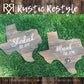 24" Last name wood sign, pallet sign wall art, wood state art, new home wood sign, rustic home decor, wooden Texas sign, pallet signs
