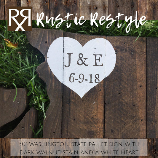Washington Wedding Guest book decor, pallet handmade,  state wedding sign, Washington cut out, sign