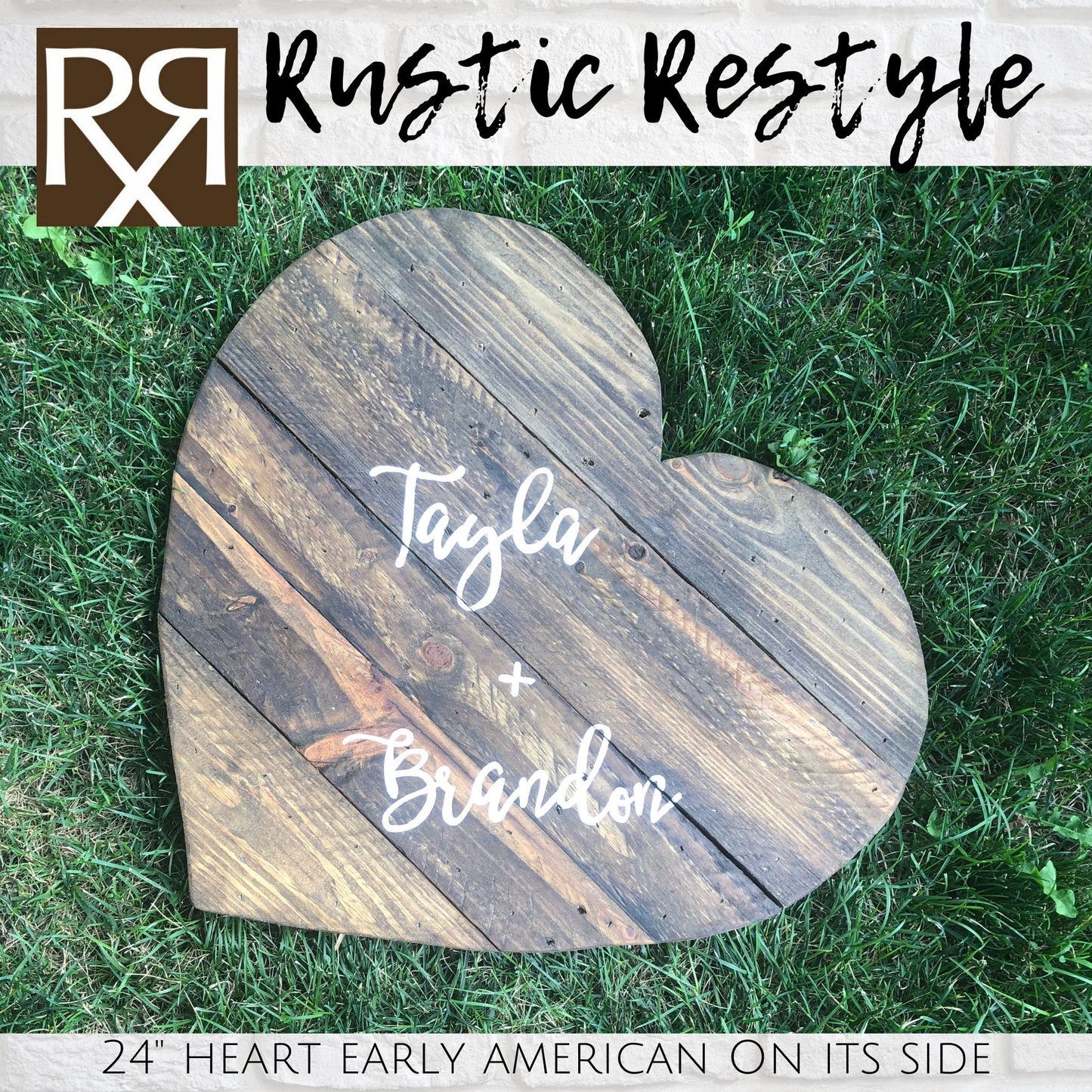 Wood heart wedding Guest book Alternative sign decor up-cycled handmade Heart shaped pallet sign