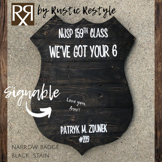 Custom Police officer gift  graduation or promotion guest book, Police academy, sign in book keeepsake, retirement gift, deputy