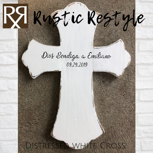 Dios Bendigas name cross keepsake gift for mi bautizo baptism, gift for new parents, baby Boy/Girl wall hanging,  god child keepsake