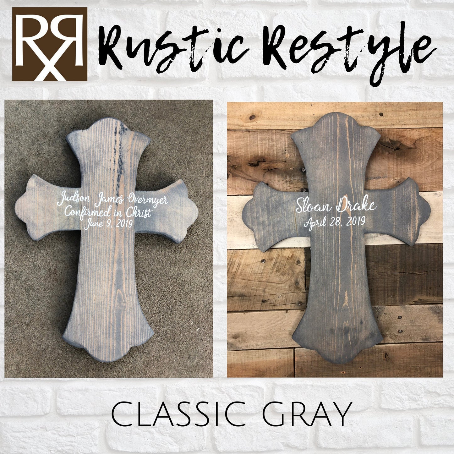 Wood cross Christening Baptism guest book sign, New parent baby gift, god parent or god child present