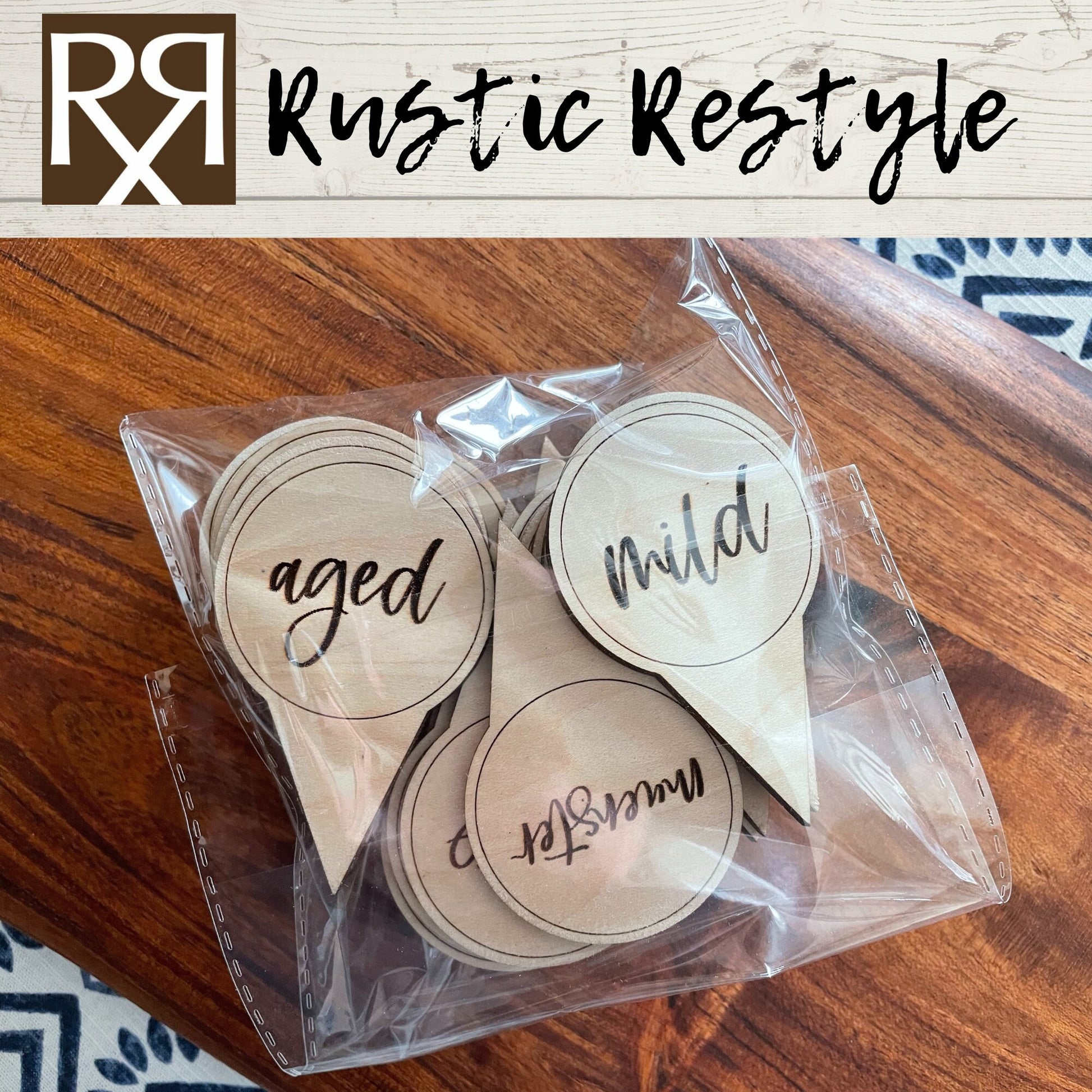 22 Cheese Marker set for Charcuterie boards, wooden engraved cheese board picks,