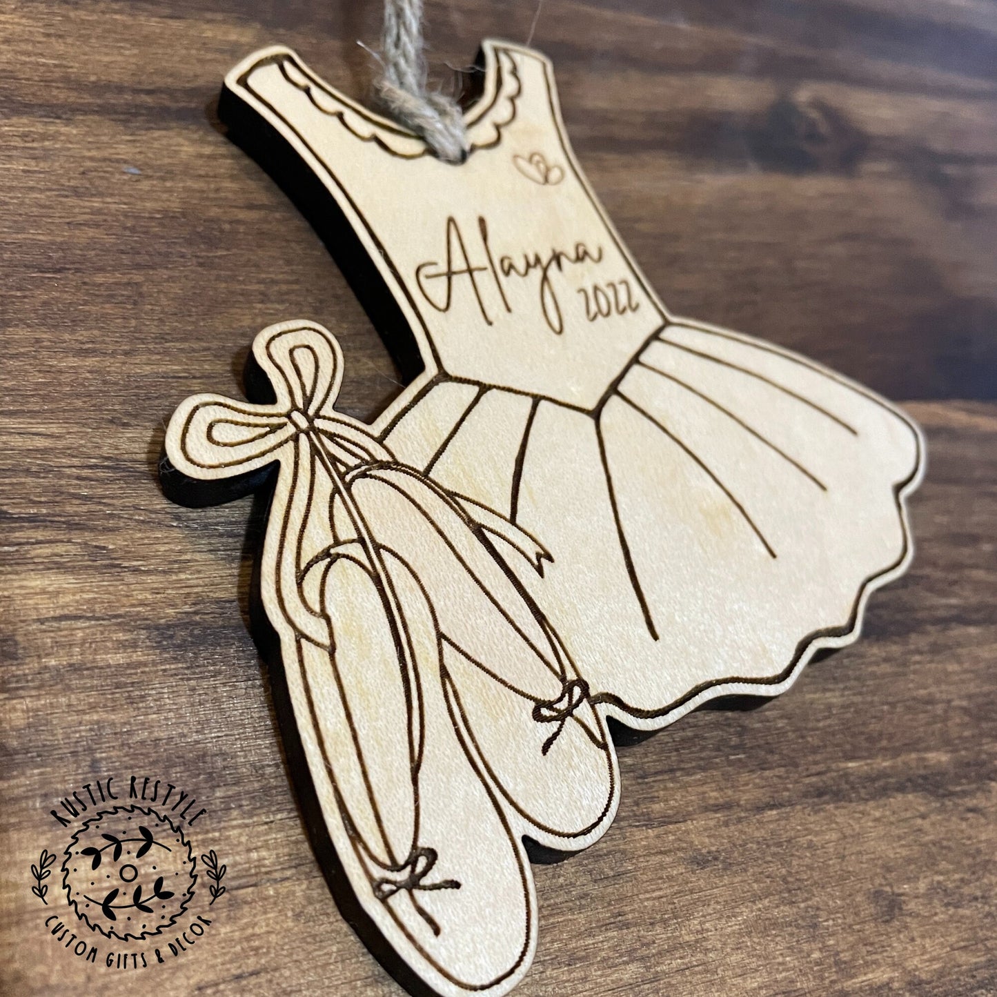 Ballet dance Christmas tree ornament