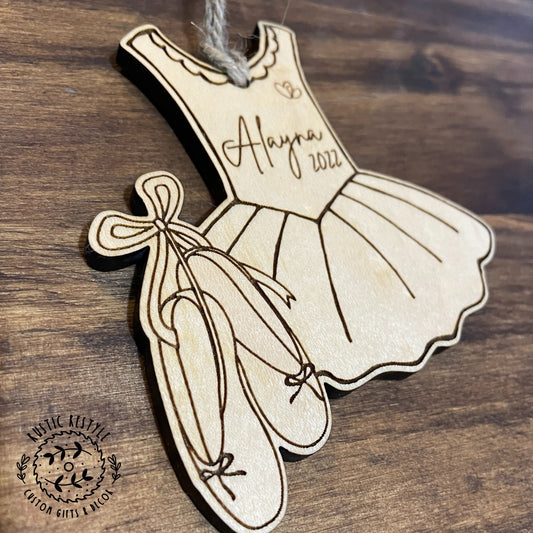 Ballet dance Christmas tree ornament