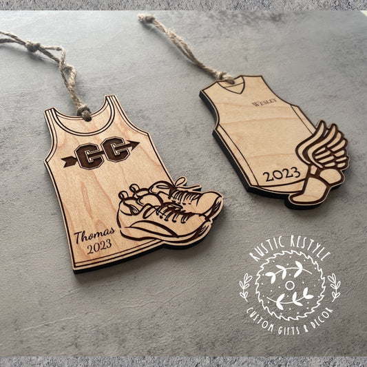 Track or Cross Country Ornament