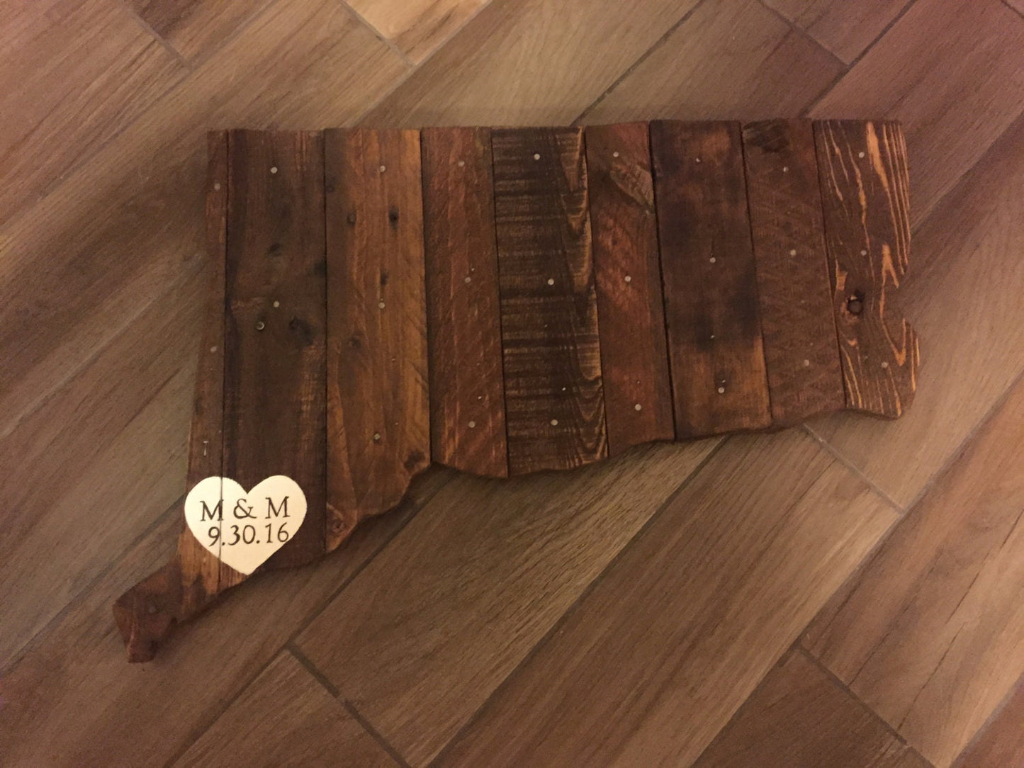 Connecticut wooden sign, Connecticut wedding sign, Alternative sign, rustic home decor, ct map art, Connecticut state, decorations for home
