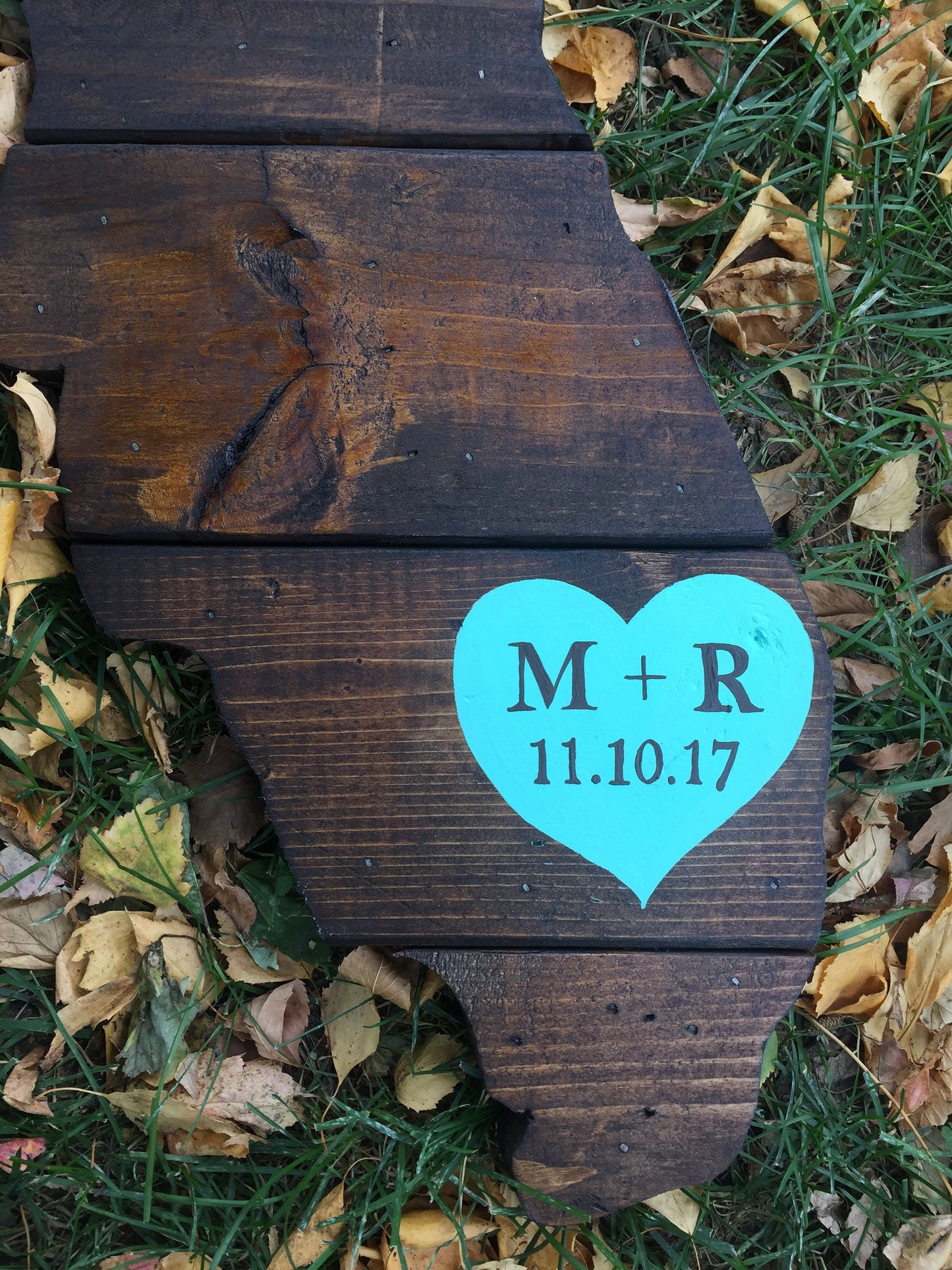 Florida wood cut out, Wood Florida, States Guest book, heart florida, personalized sign, custom wall art, the sunshine state, wedding sign