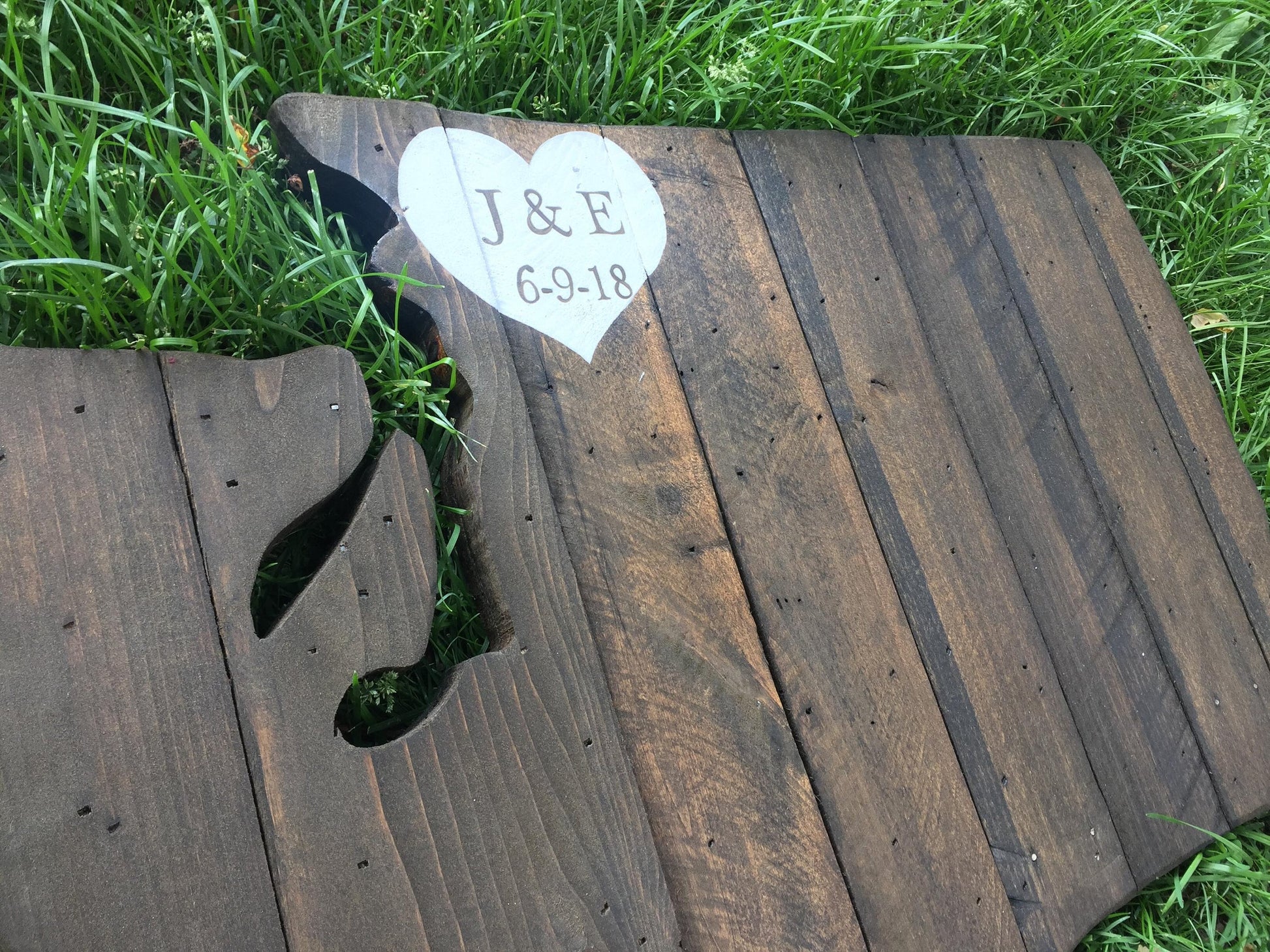 Washington Wedding Guest book decor, pallet handmade, state wedding sign, Washington cut out, sign