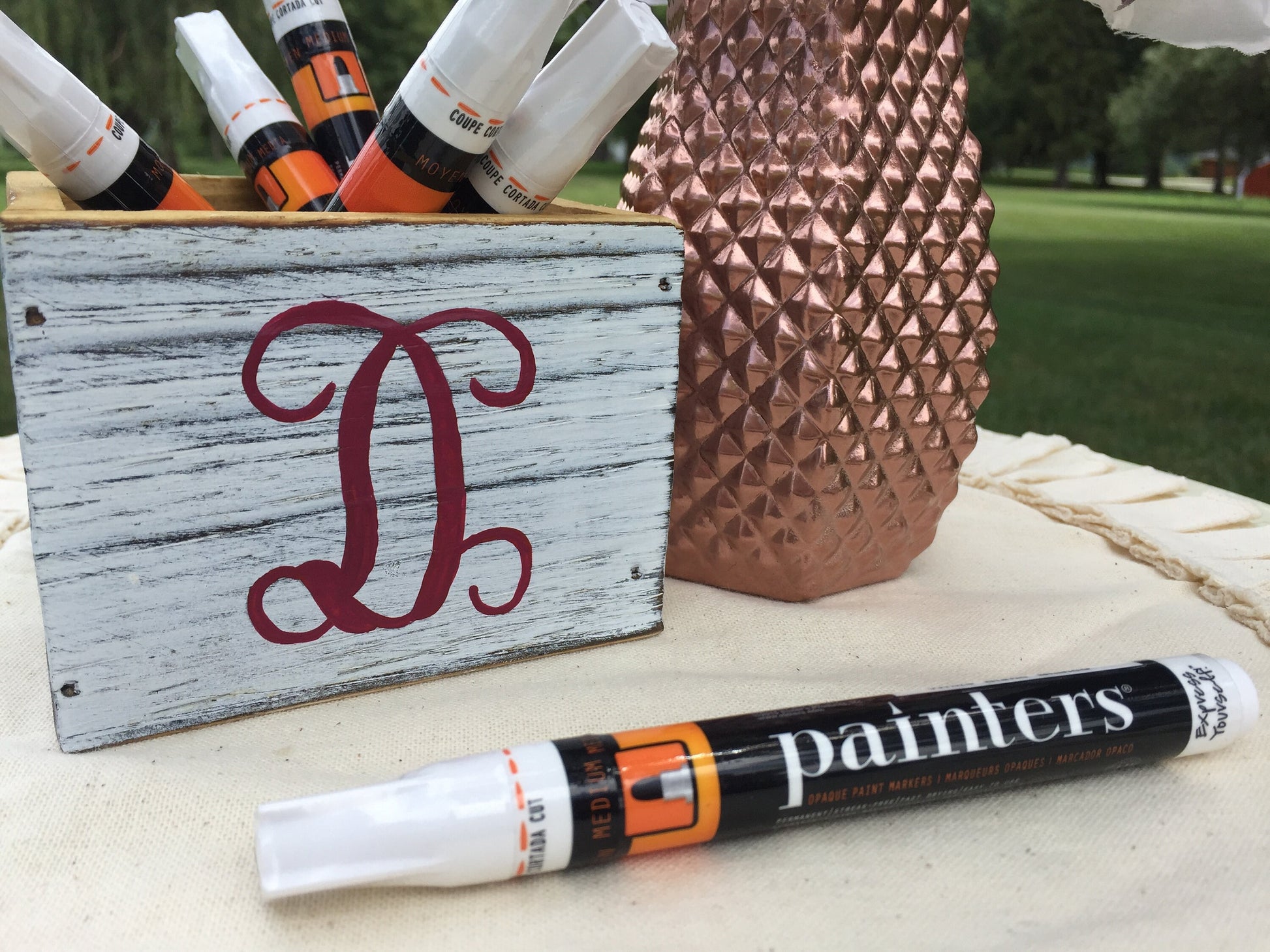Wedding guest book pens, Paint markers, White pen, for wood guest book alternative, bridal shower, reception book, celebration memento,