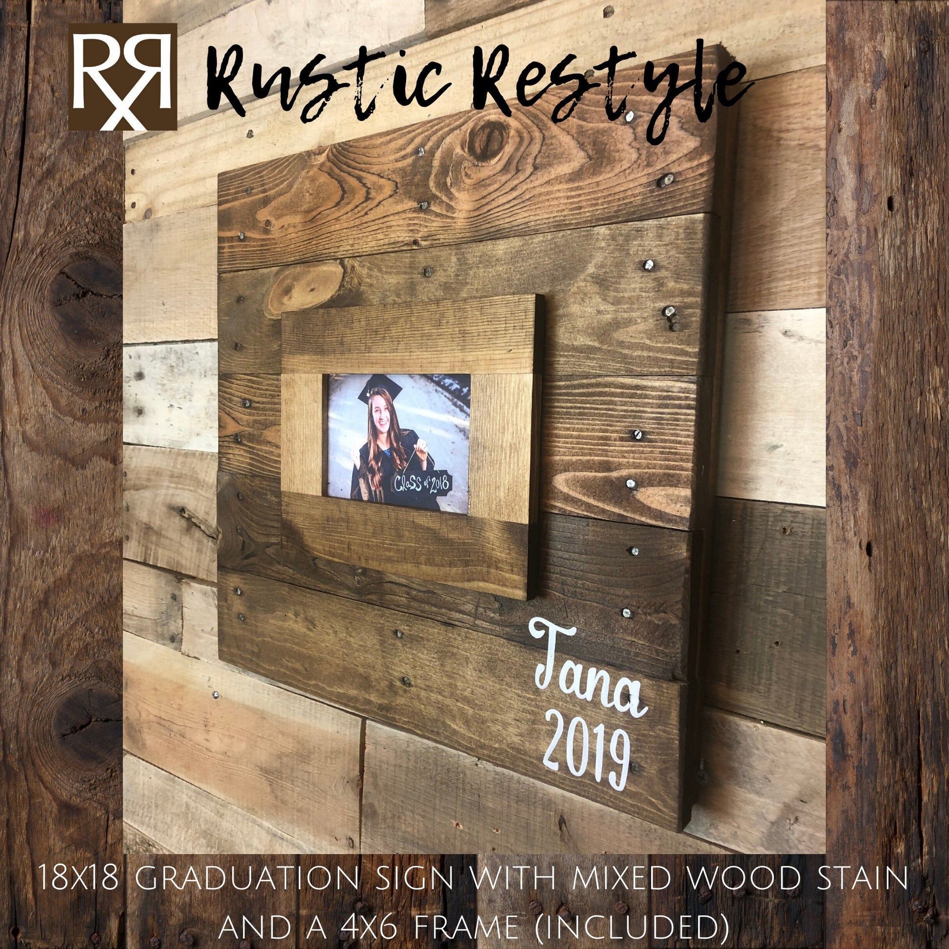 graduation guest book, party book, Creative Guest book alternative, class of 2022 , guestbook frame, rustic sign, wood pallet sign, 18x18