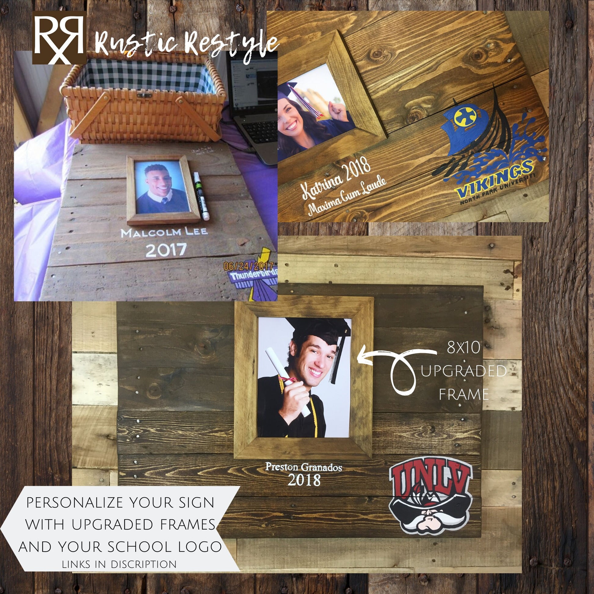 24X24 personalized graduation guest book party decor, class of 2023, high school commencement sign in book, college graduate memento