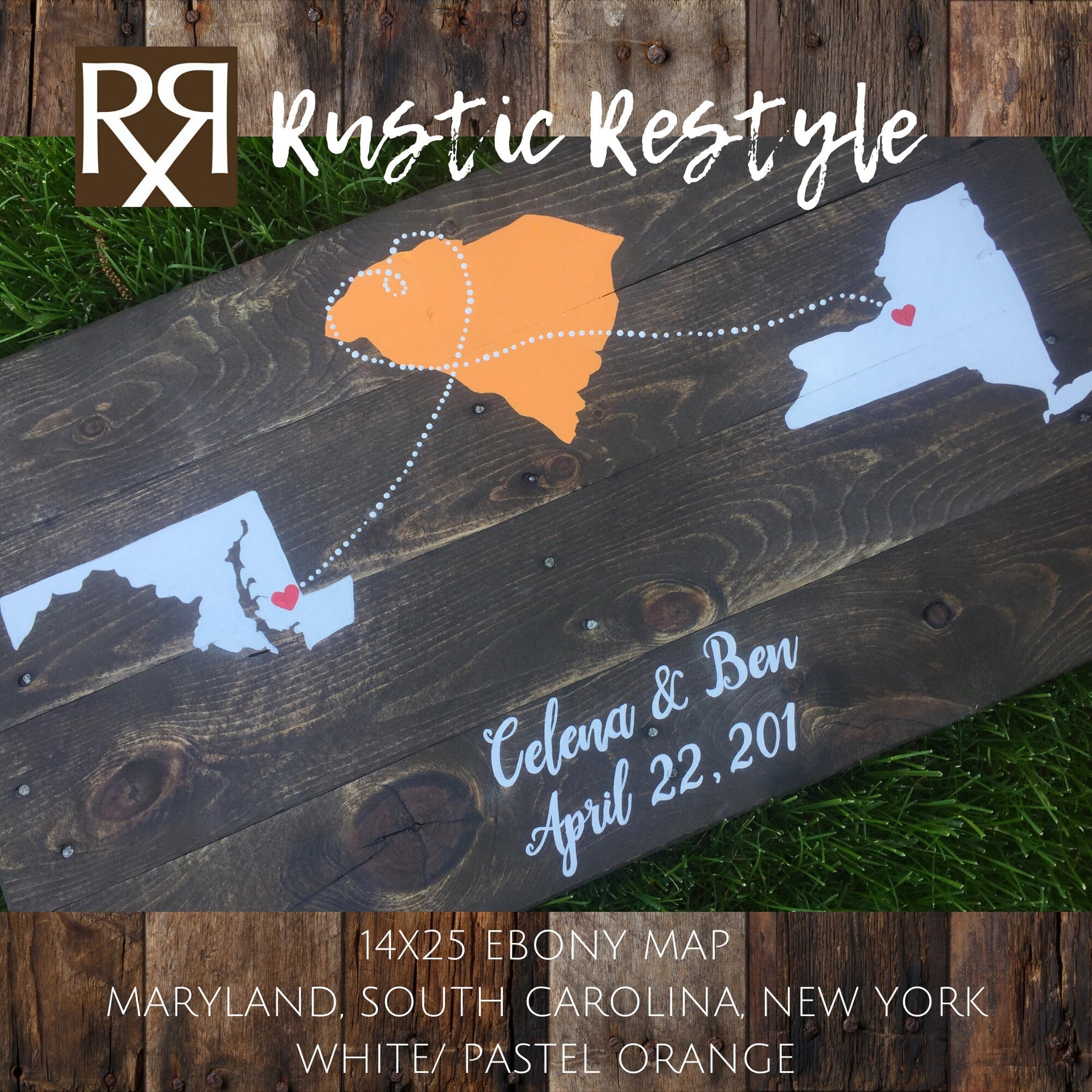 Personalized wedding Alternative guestbook Map sign