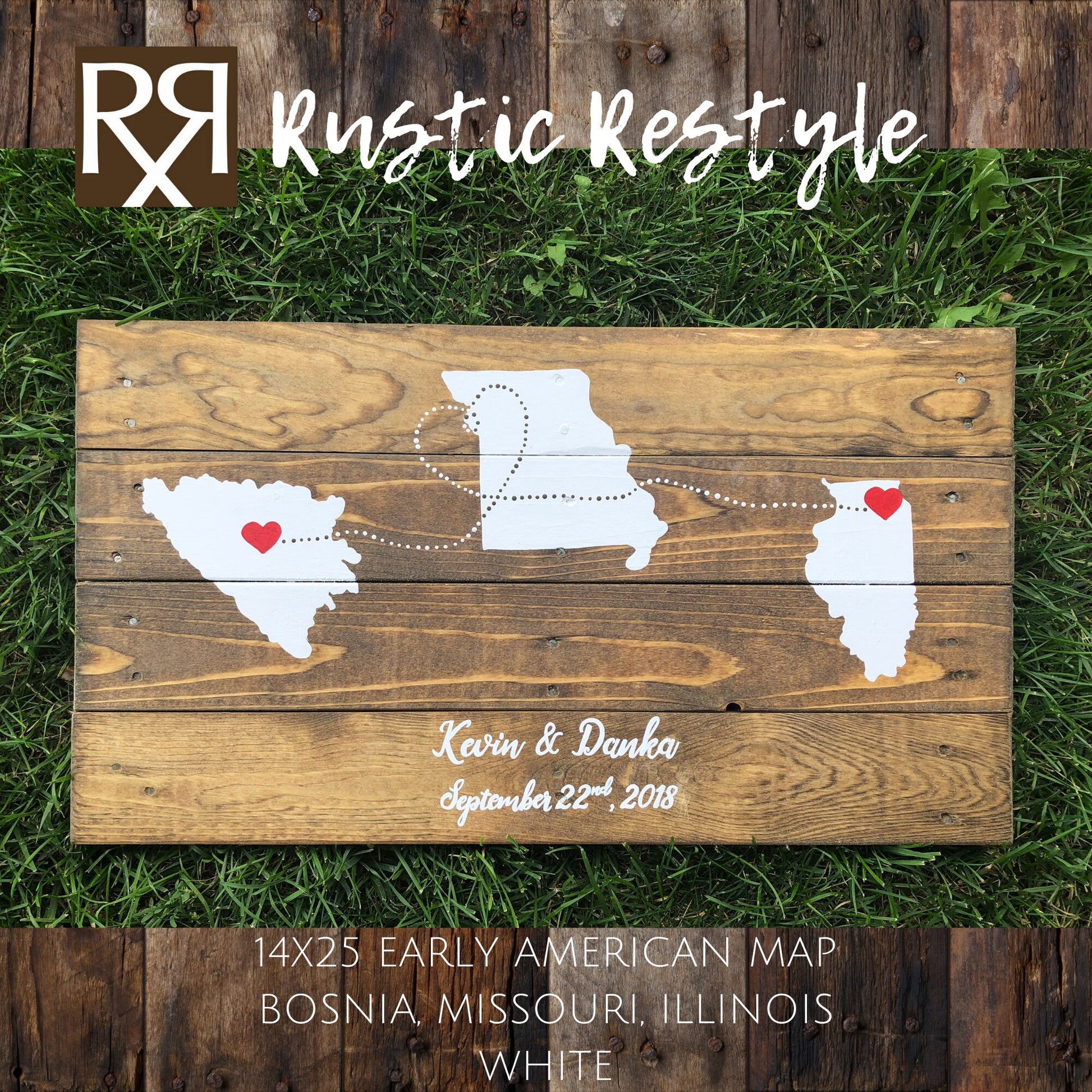 3 State Guest Book, Wedding Guest Book, Rustic Wedding, Guest Book, Alternative, Guest Book Ideas, Custom Guest Book, Personalized,