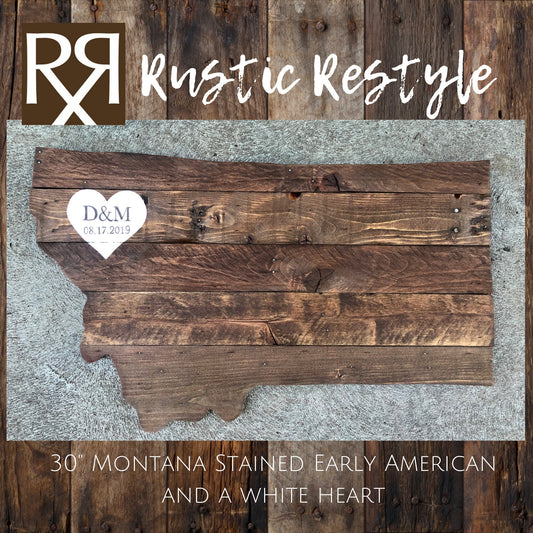 Montana Wedding Gift, montana wedding decor, Guest book, pallet handmade, event Guestbook montana state wedding sign, Montana wood wall art