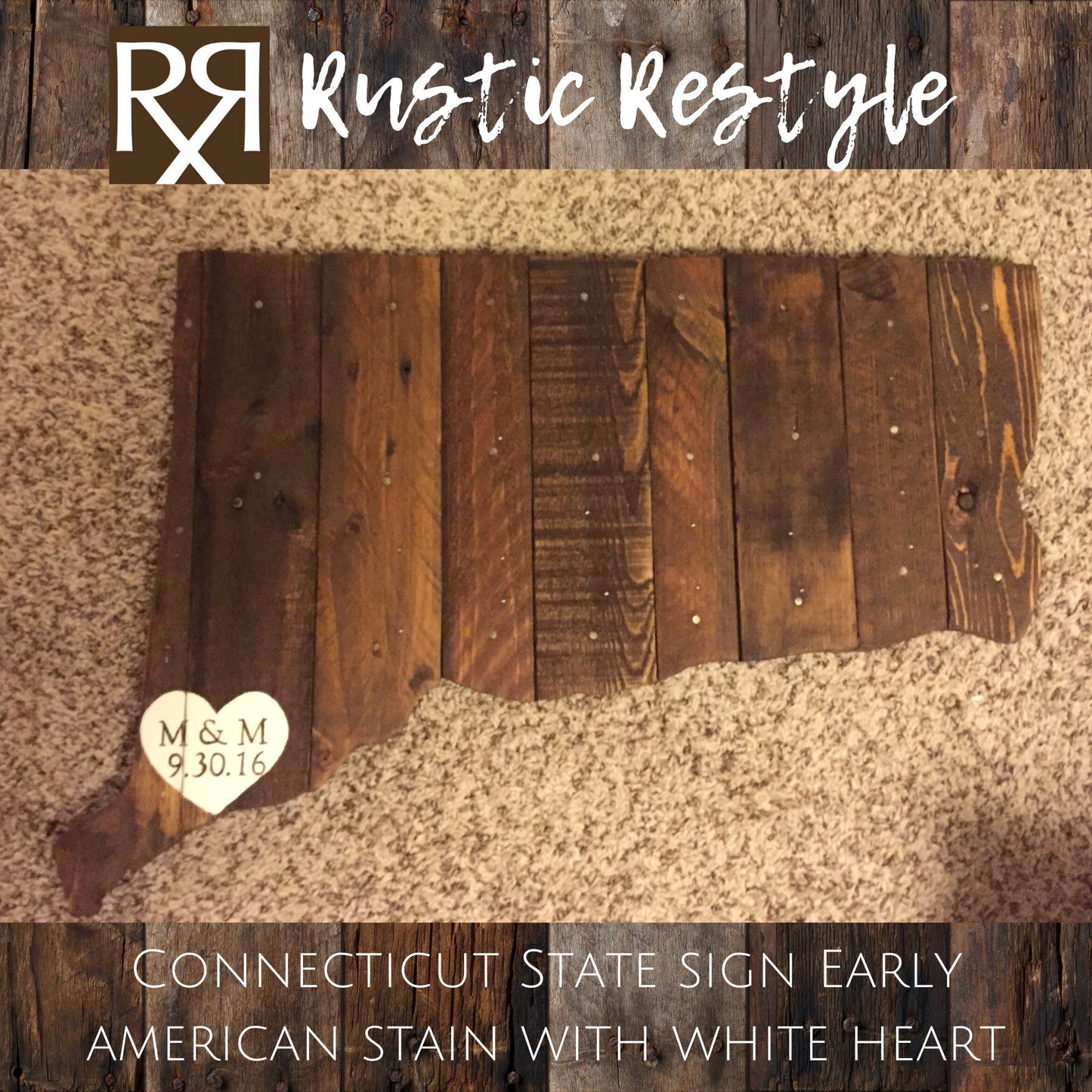Connecticut wooden sign, Connecticut wedding sign, Alternative sign, rustic home decor, ct map art, Connecticut state, decorations for home