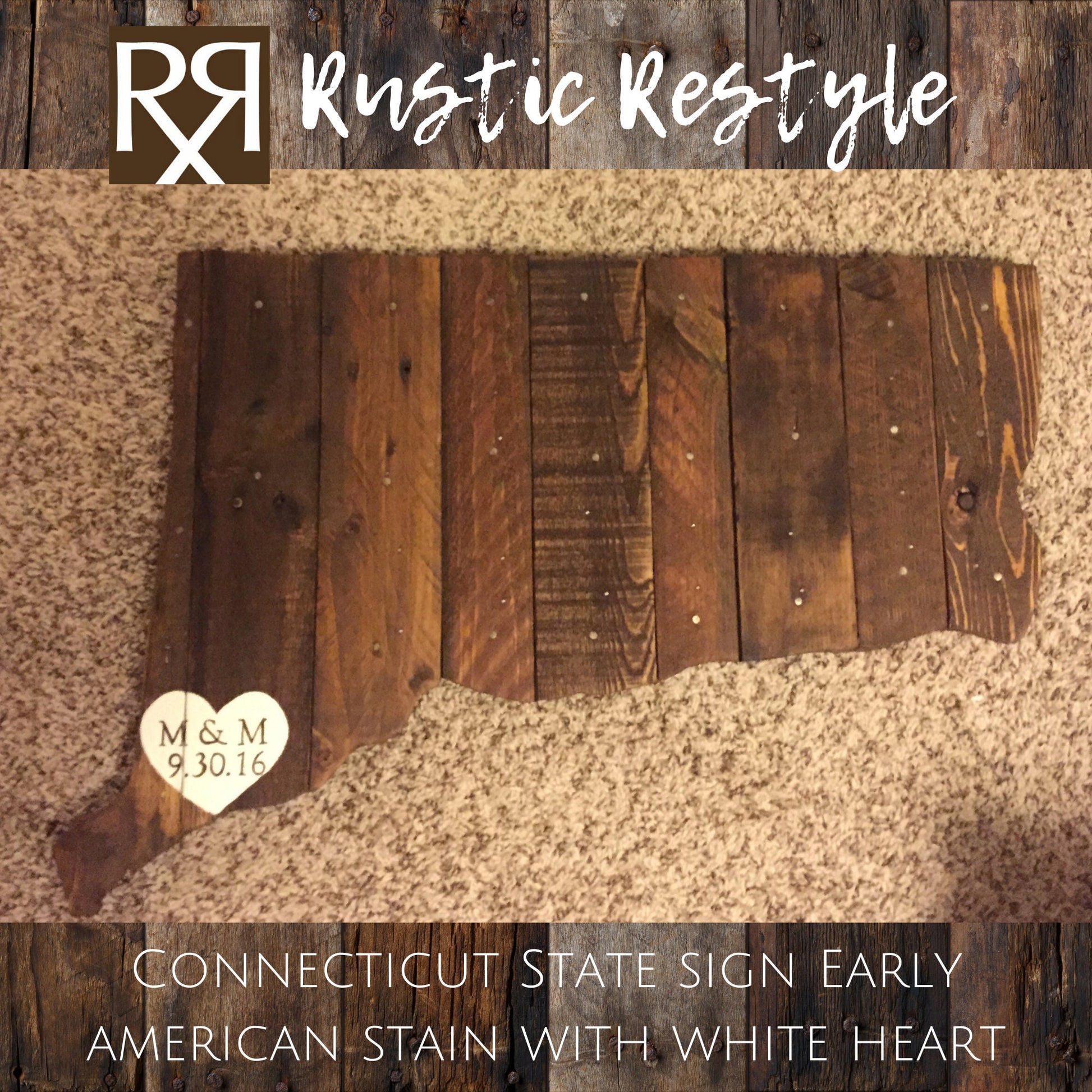 Connecticut wooden sign, Connecticut wedding sign, Alternative sign, rustic home decor, ct map art, Connecticut state, decorations for home