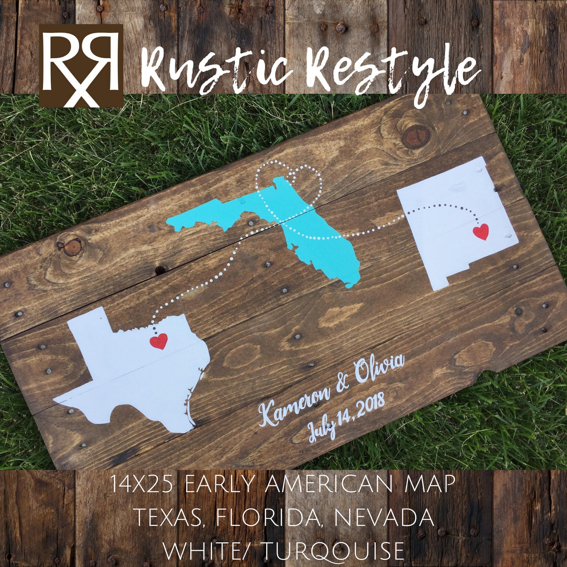 Personalized wedding Alternative guestbook Map sign