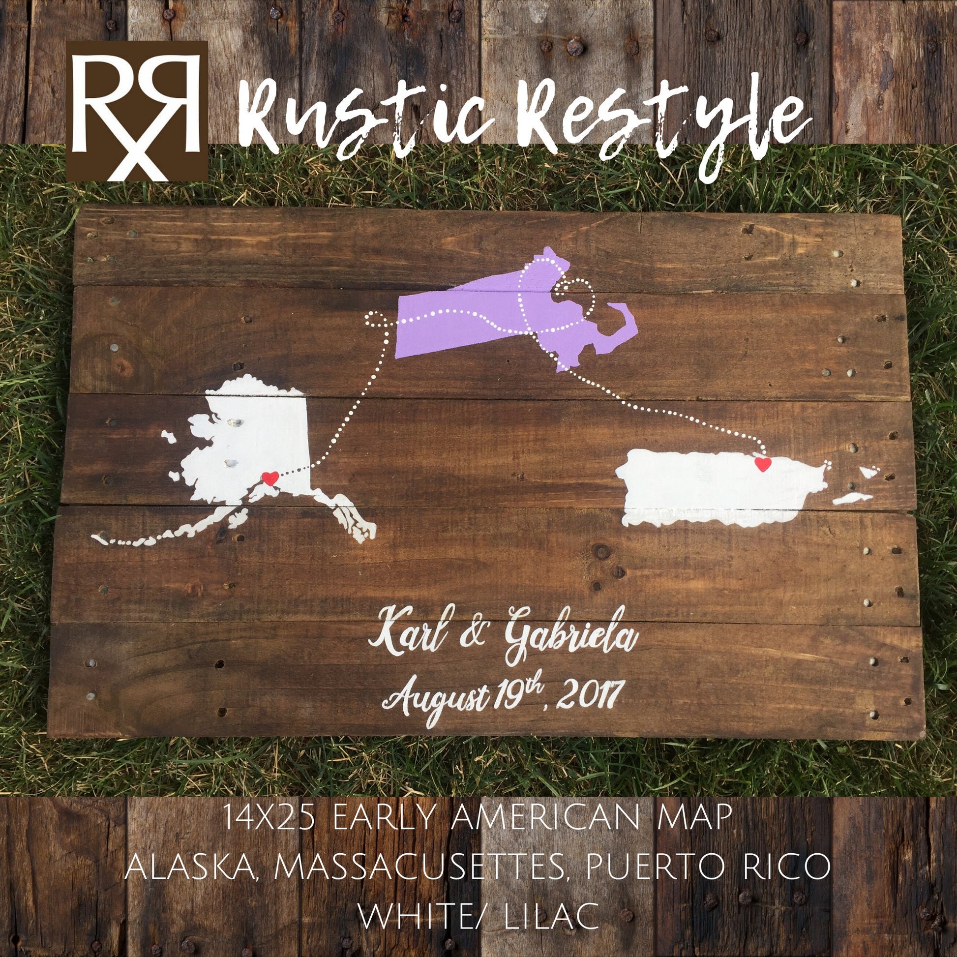 Personalized wedding Alternative guestbook Map sign