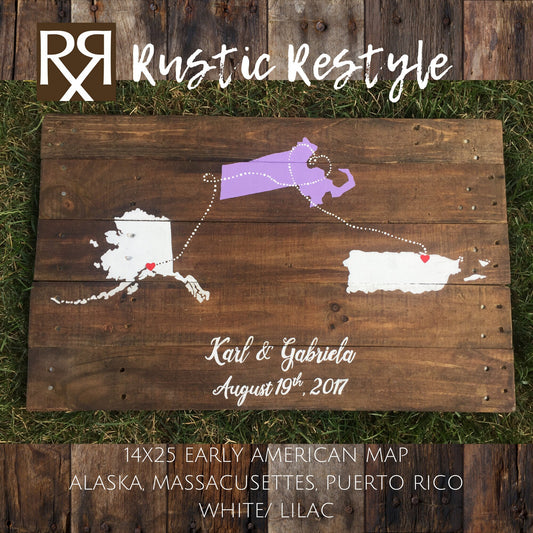 3 State Guest Book, Wedding Guest Book, Rustic Wedding, Guest Book, Alternative, Guest Book Ideas, Custom Guest Book, Personalized,