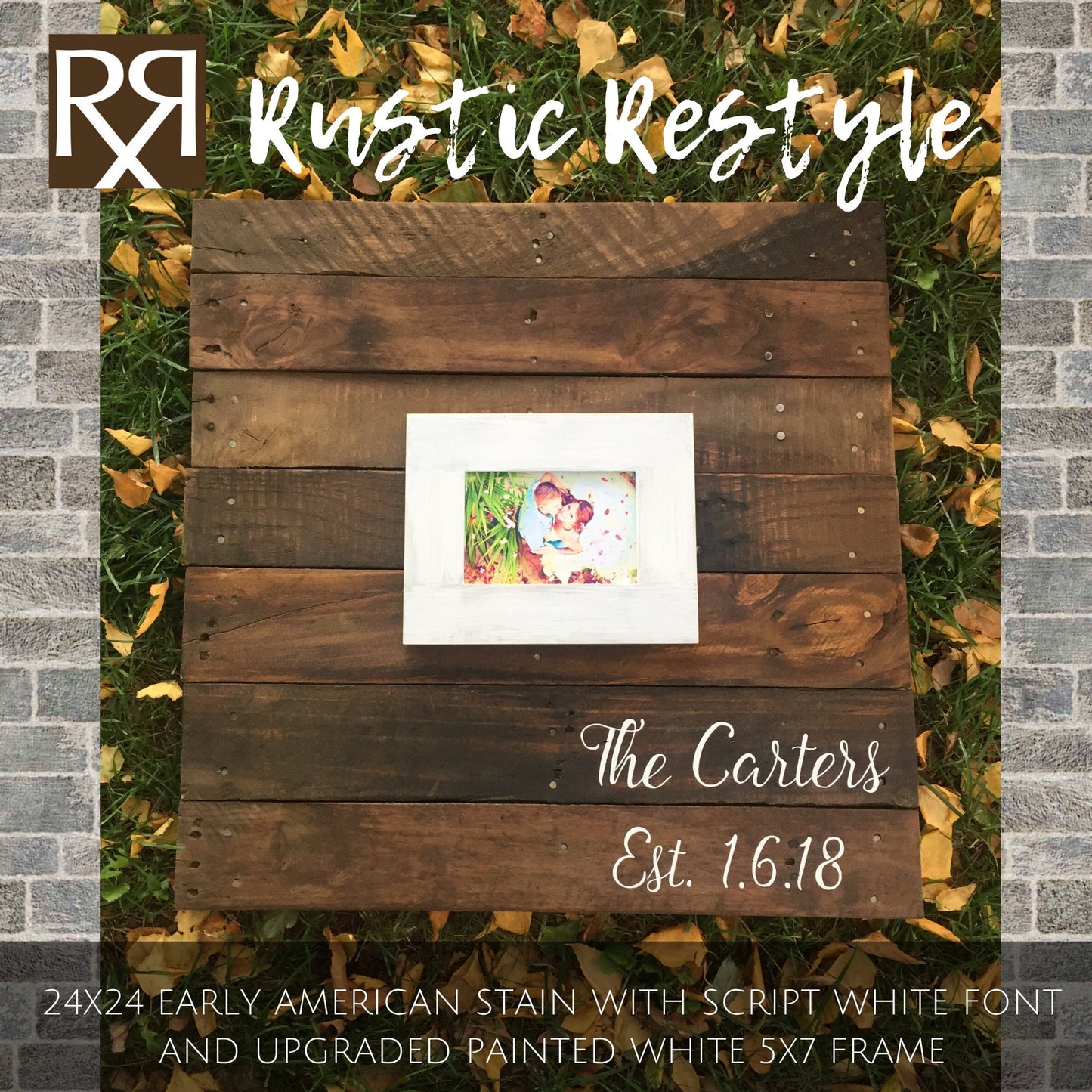 recycled pallet sign guestbook, Unique rustic guestbook, wooden wedding guestbook, guest book ideas, custom wood wall art, large, 24x24