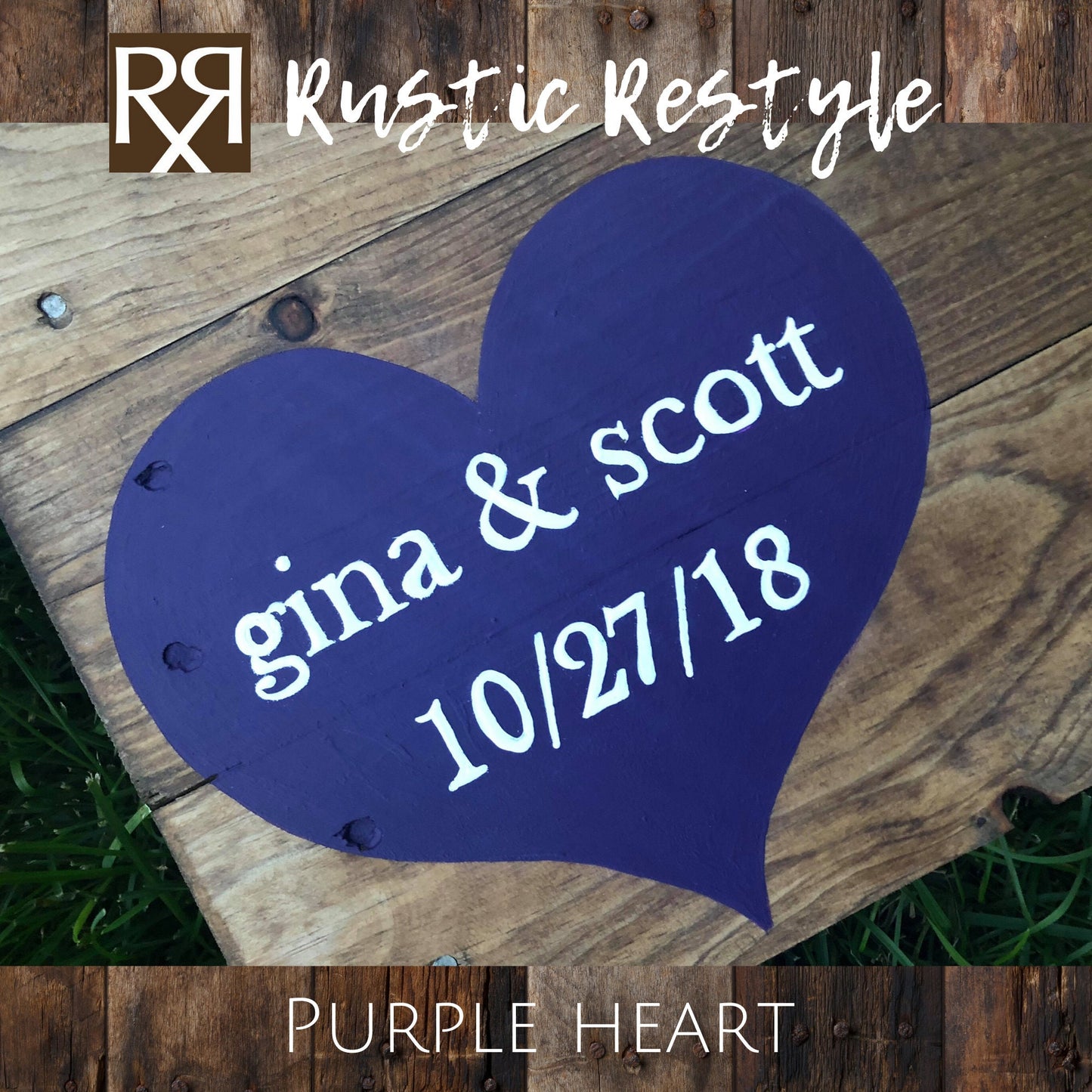 wedding Alternative guest book heart sign, memento engagement photo with initials and or last name