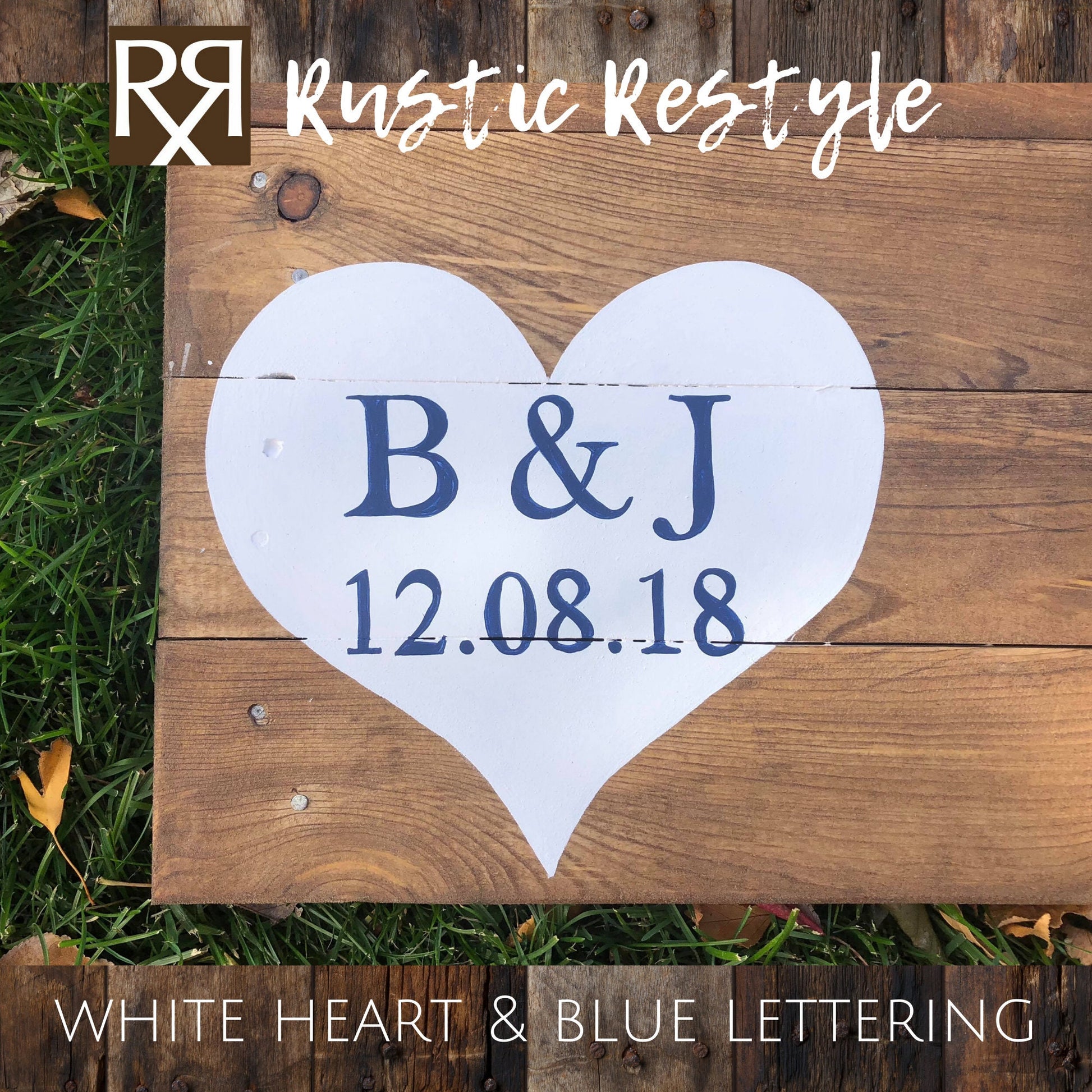 wedding Alternative guest book heart sign, memento engagement photo with initials and or last name