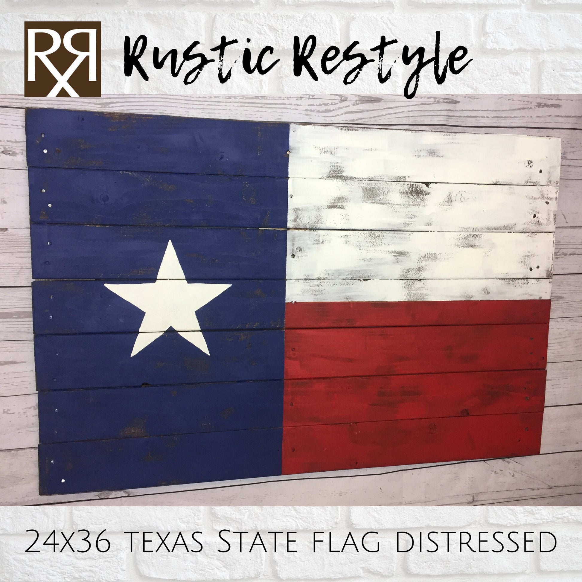 Wooden Texas flag Pallet Sign Wall Art Decor