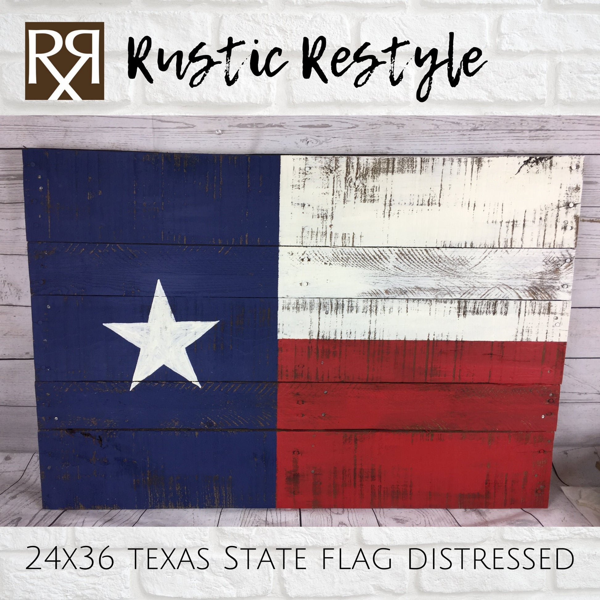 Wooden Texas flag Pallet Sign Wall Art Decor