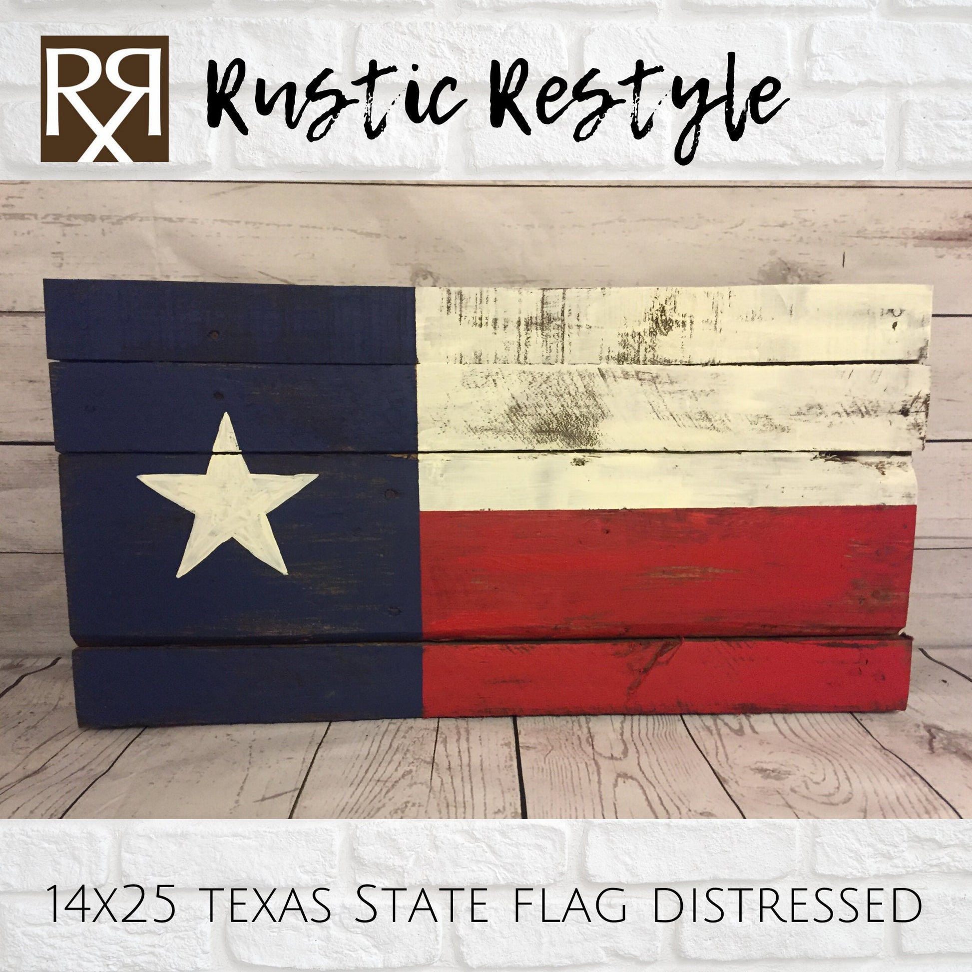 Wooden Texas flag Pallet Sign Wall Art Decor