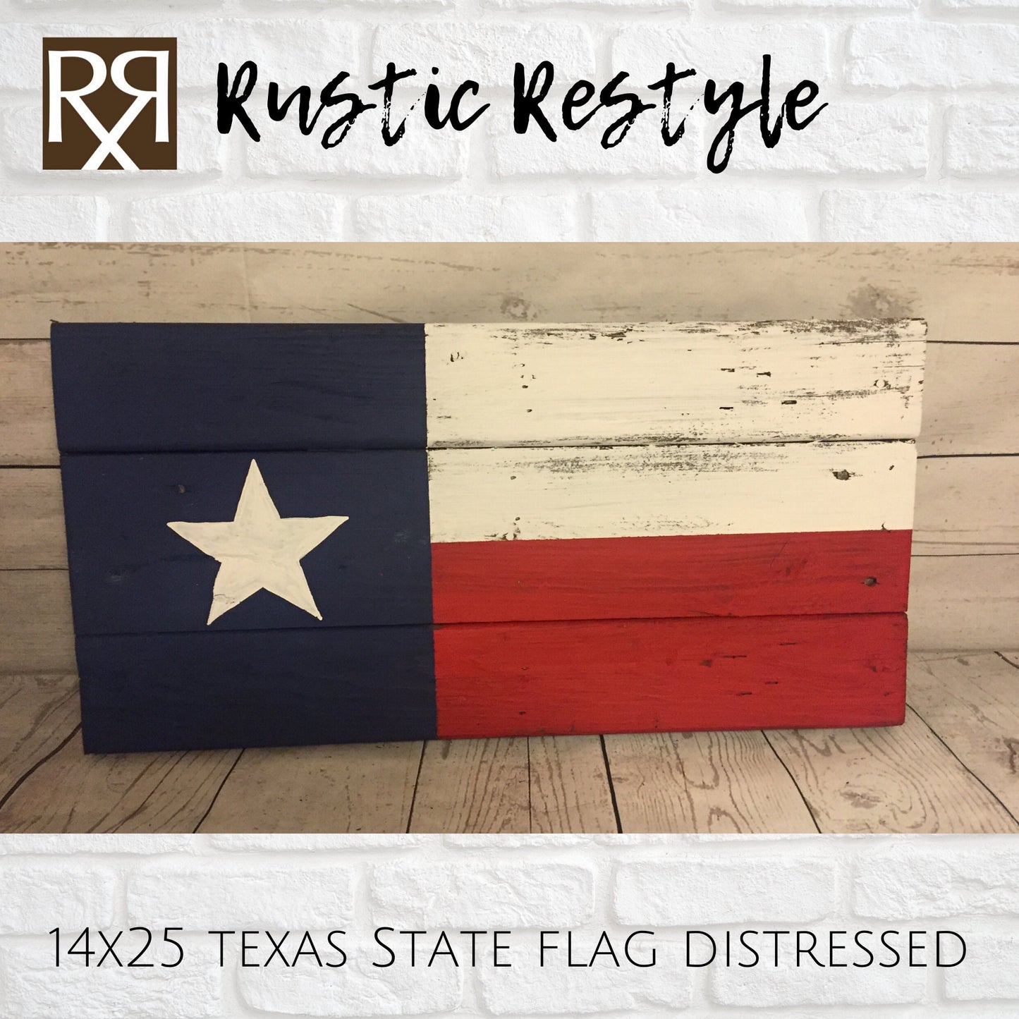 Wooden Texas flag Pallet Sign Wall Art Decor