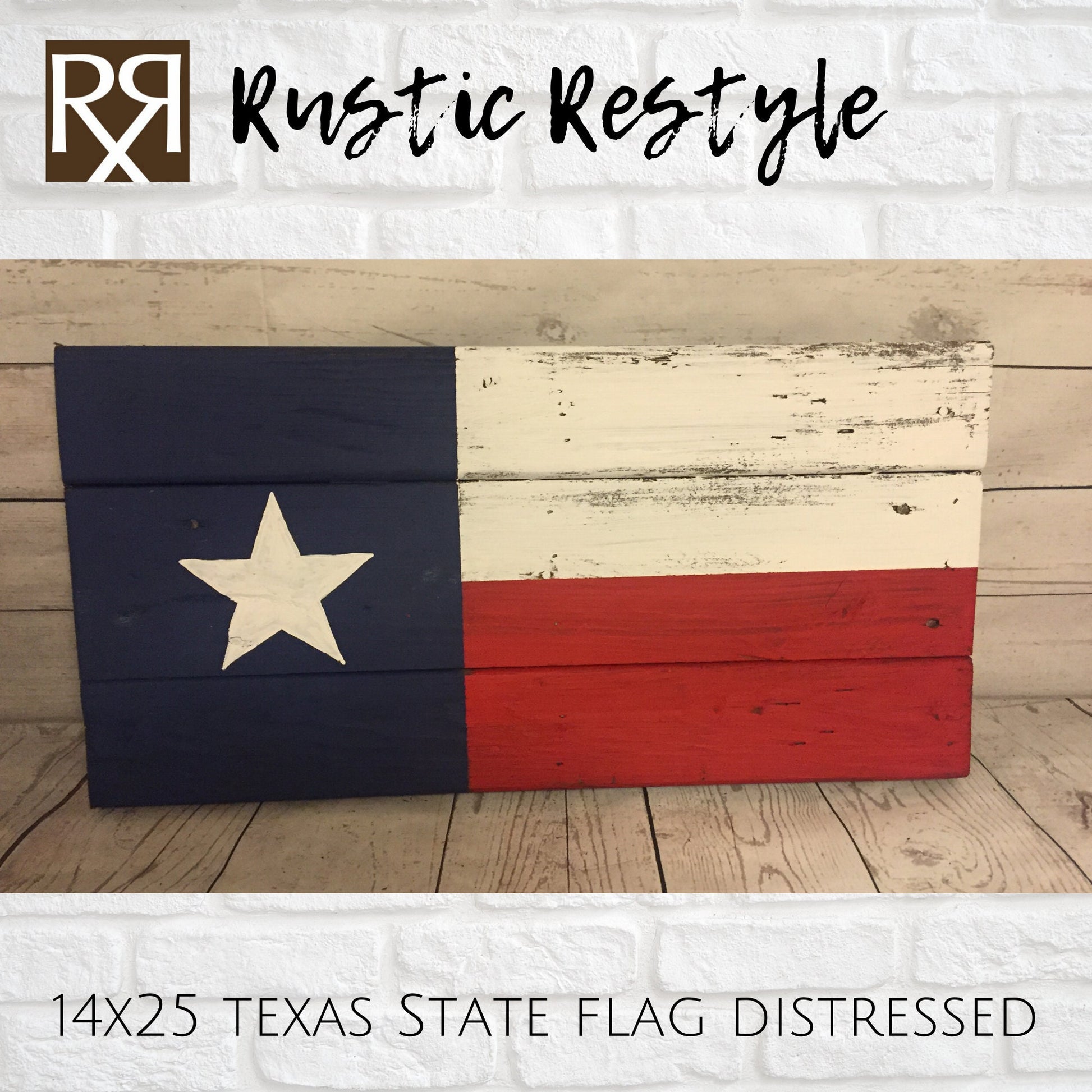 Wooden Texas flag Pallet Sign Wall Art Decor