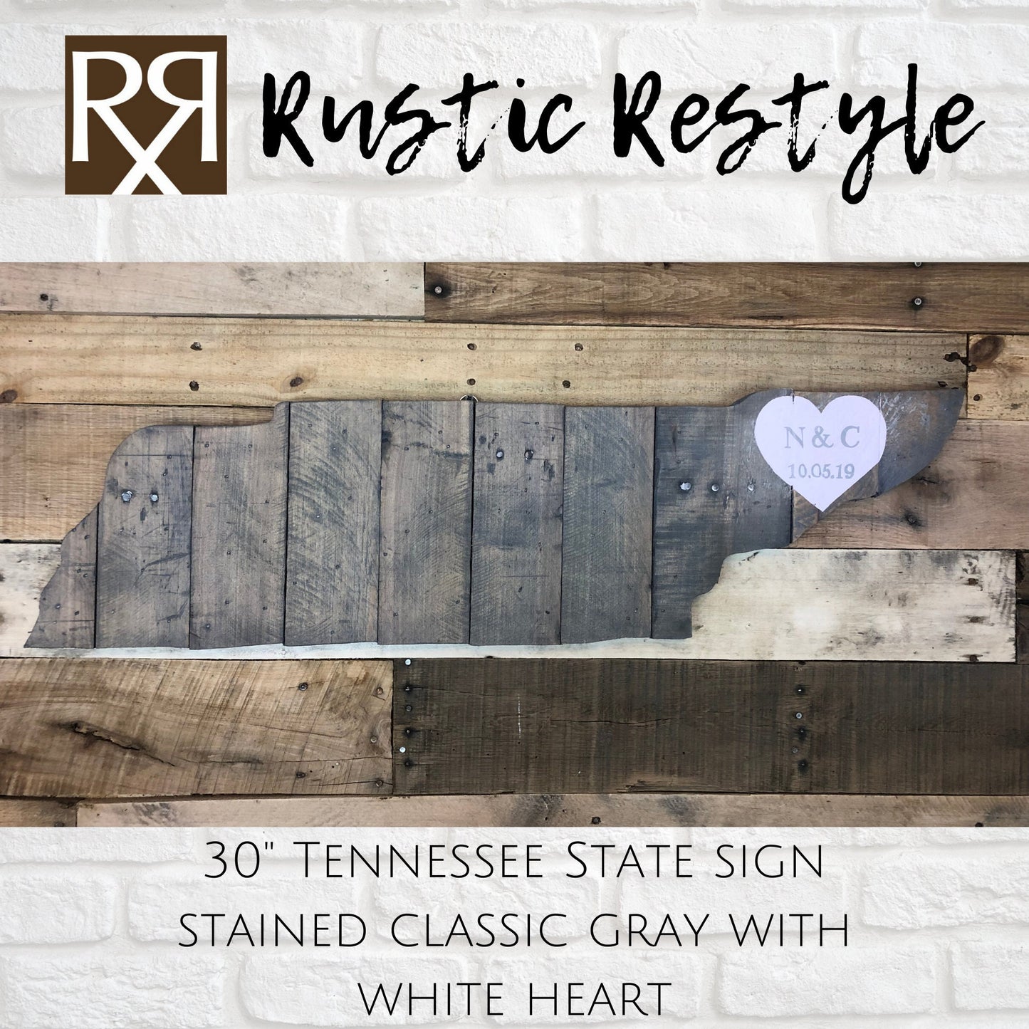 Tennessee State wood cut out wedding Guest book Alternative decor Sign