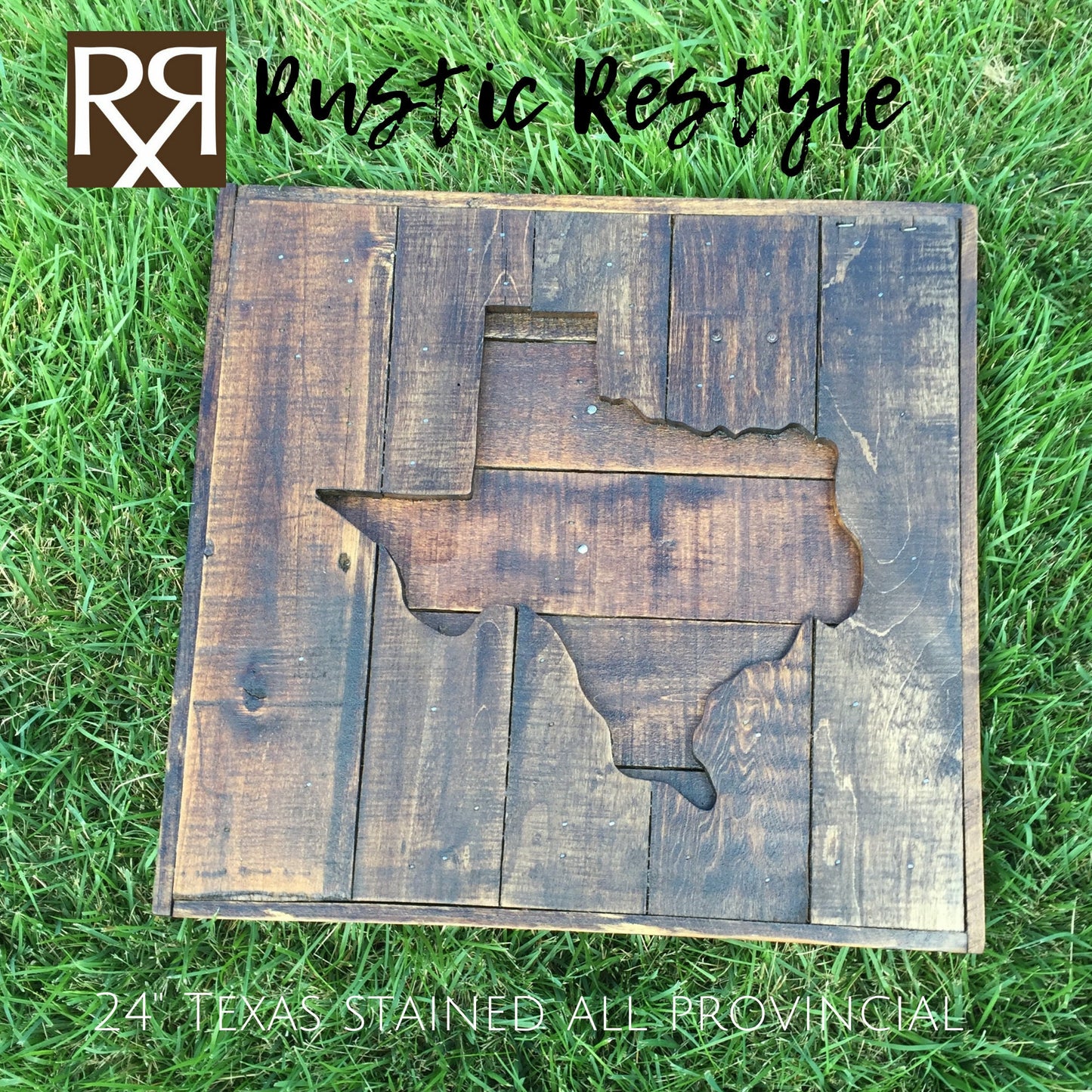 Wooden Texas cutout sign rustic home decor