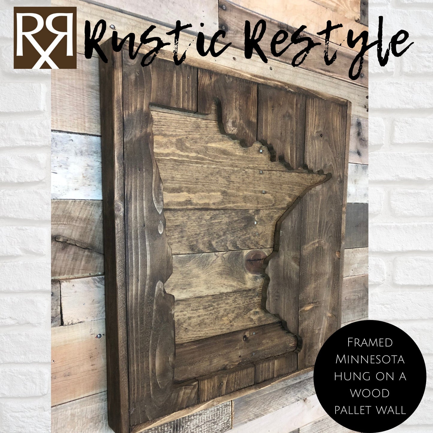 Wood state reclaimed sign, Wall Hangings, pallet signage, Minnesota state gift, state signs, recycled pallet sign, minnesota home decor
