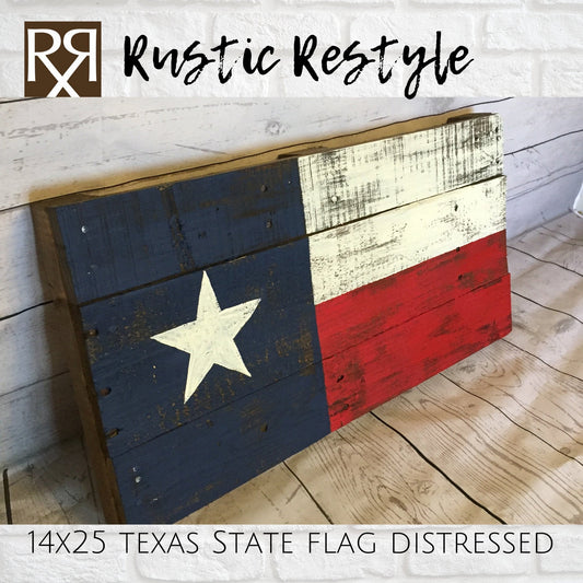 Wooden Texas flag Pallet Sign Wall Art Decor