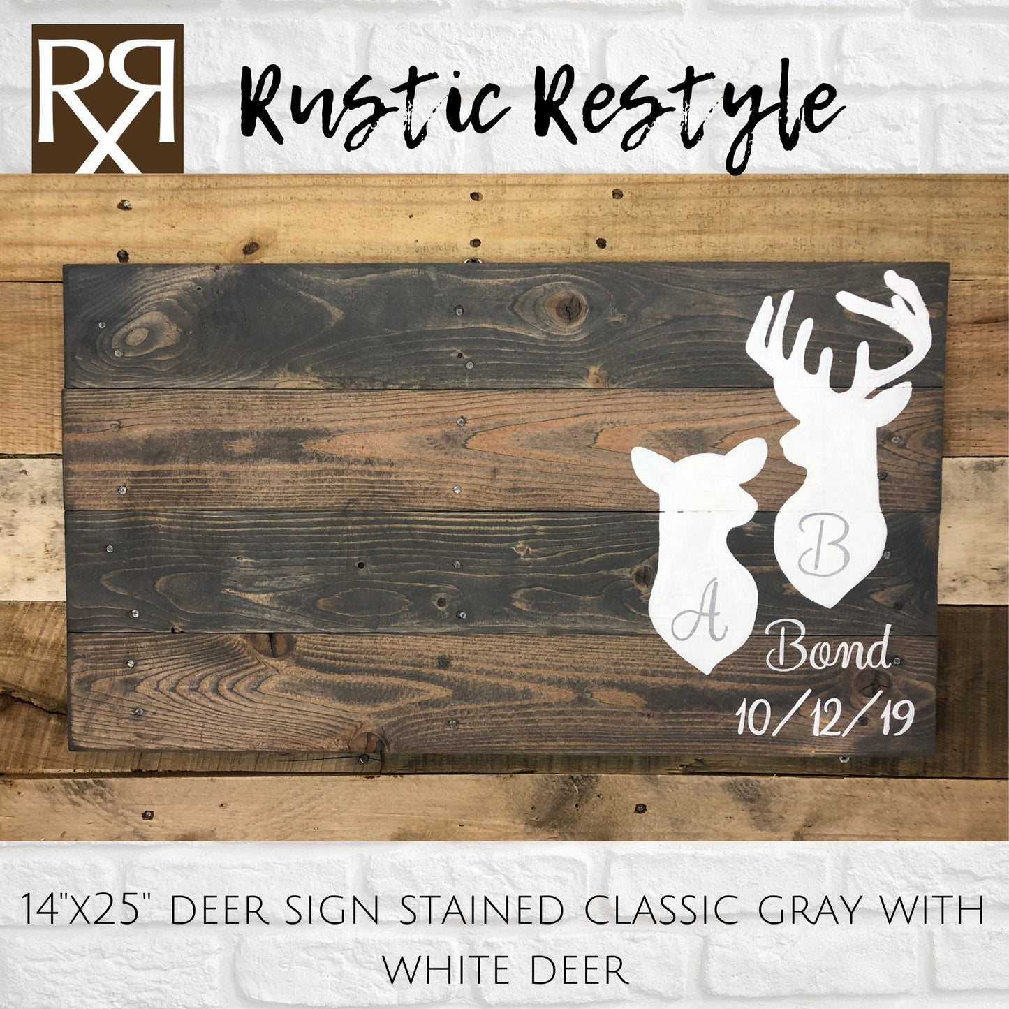 small fall wedding, Woodsy wedding, Guest book wood sign, woodland, Buck and Doe sign, guestbook Deer, for bride to be, stag head design