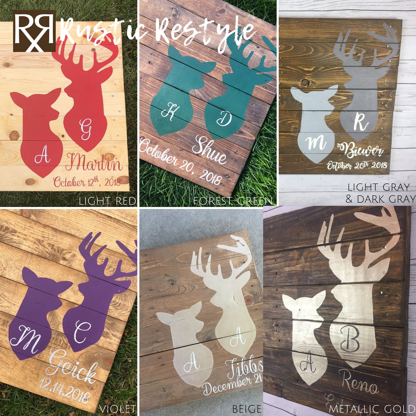 small fall wedding, Woodsy wedding, Guest book wood sign, woodland, Buck and Doe sign, guestbook Deer, for bride to be, stag head design
