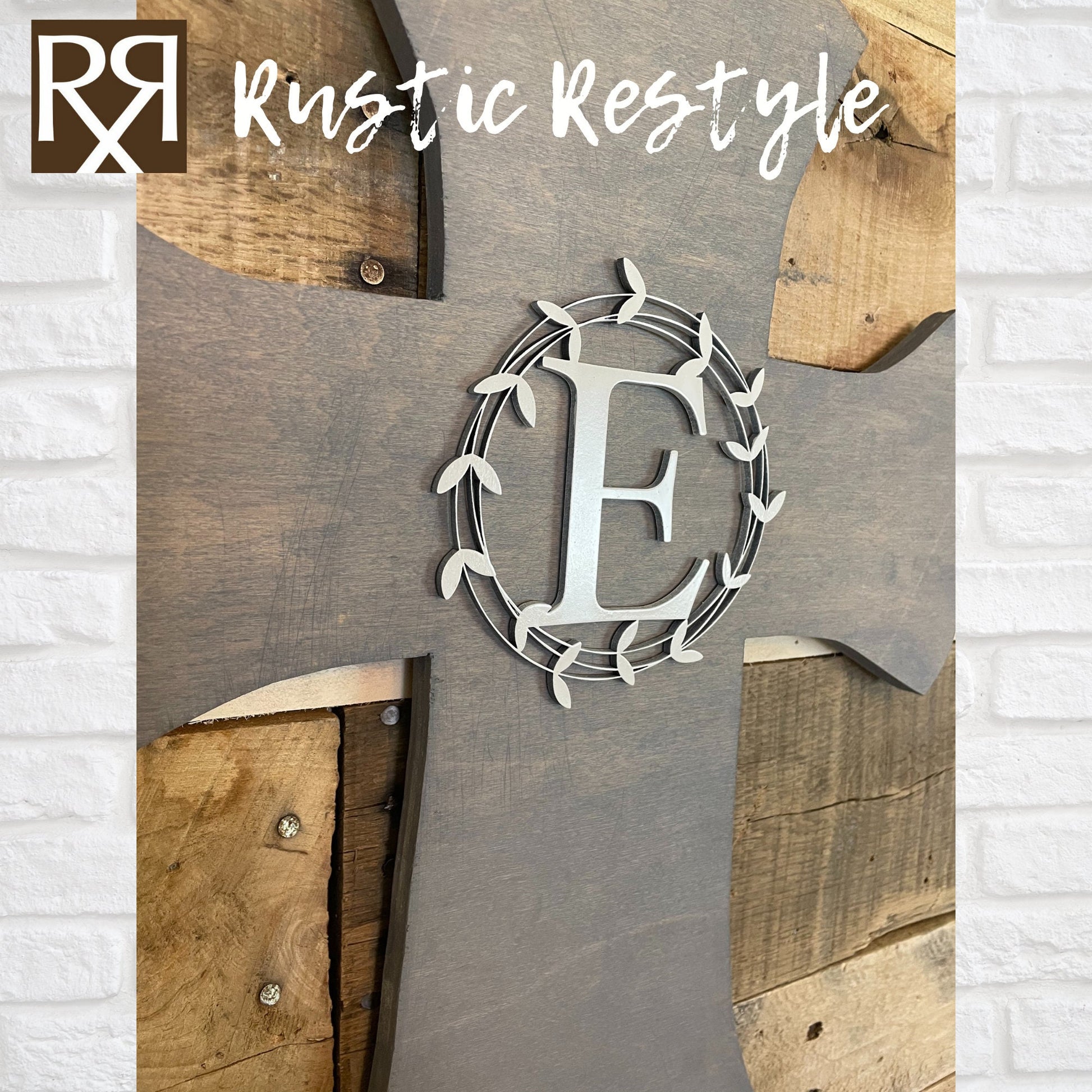 Last Name initial monogram small Personalized wooden cross, Wedding and Anniversary sign-able crosses, Family support keepsake reminder gift