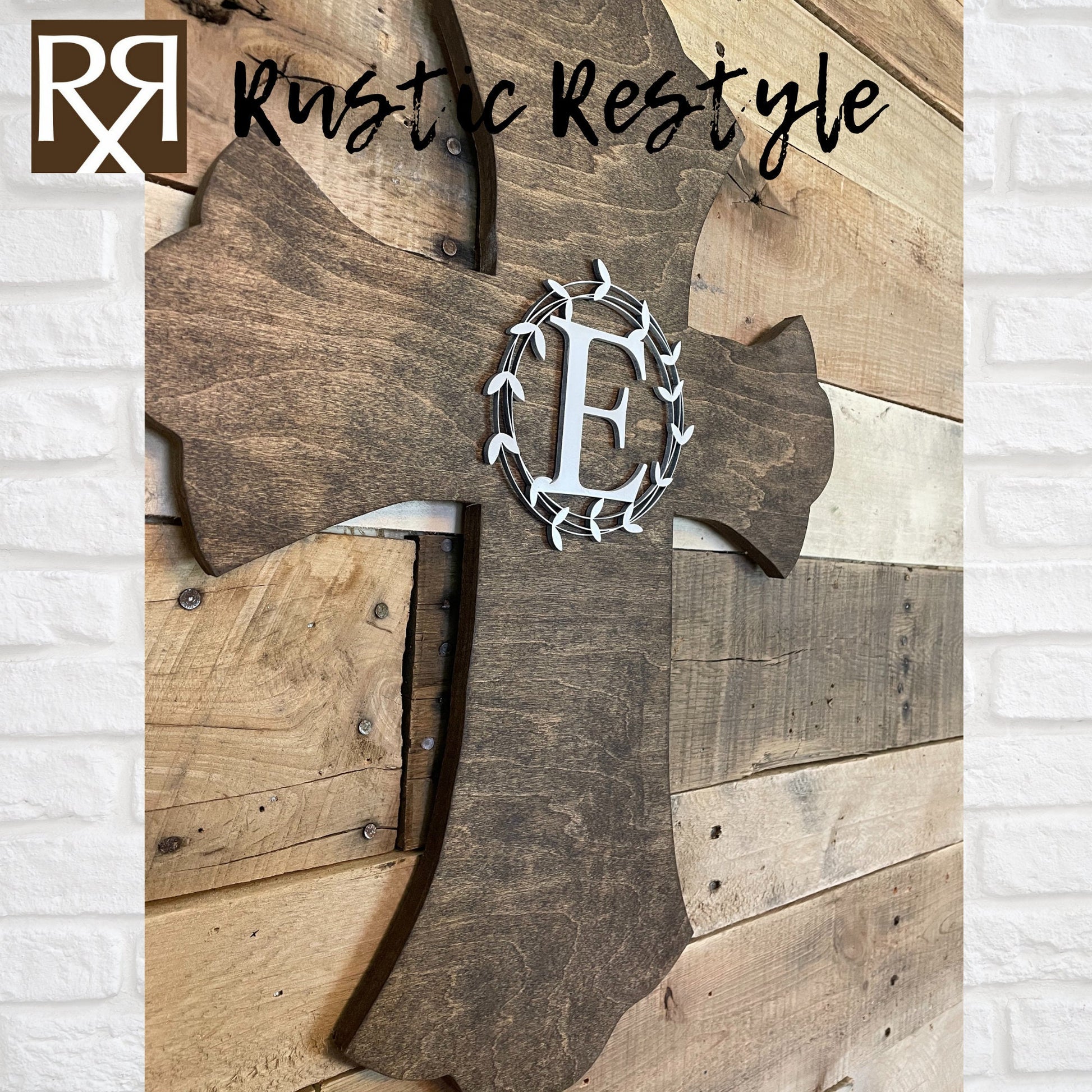 Last Name initial monogram small Personalized wooden cross, Wedding and Anniversary sign-able crosses, Family support keepsake reminder gift