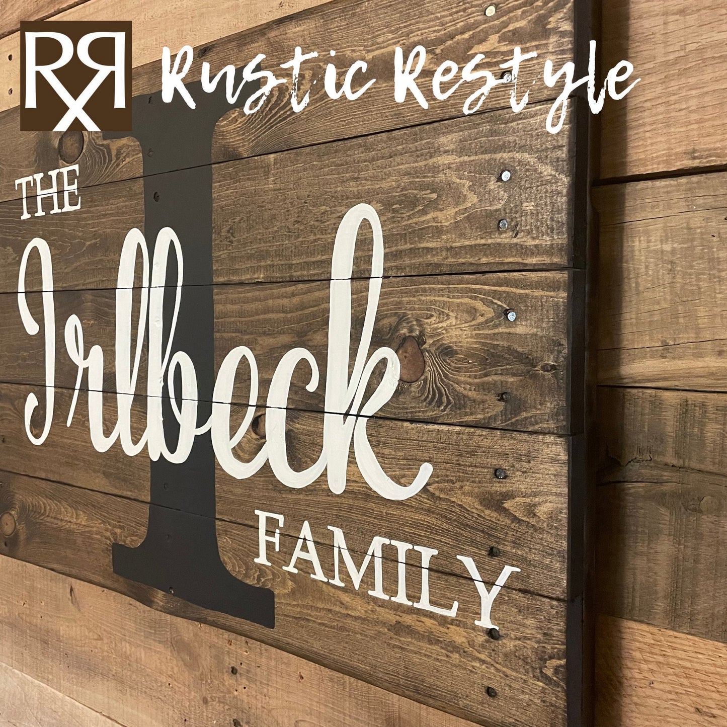 18x25 Family name wood sign