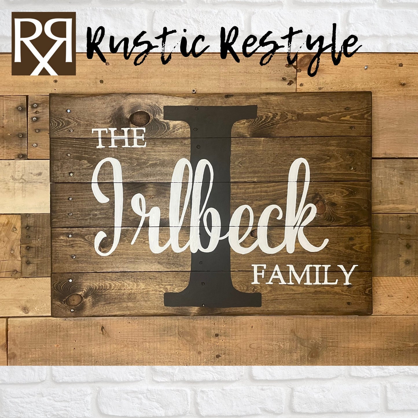 18x25 Family name wood sign